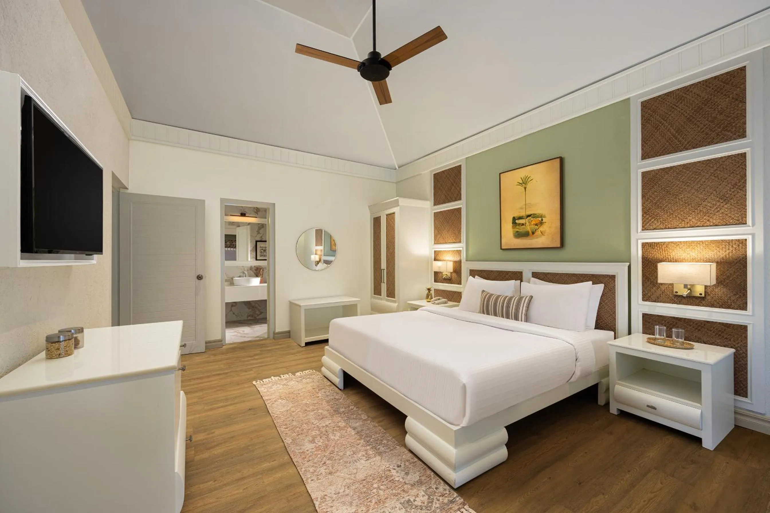 Bedroom, Bed in The Riverview Retreat Corbett by Leisure Hotels