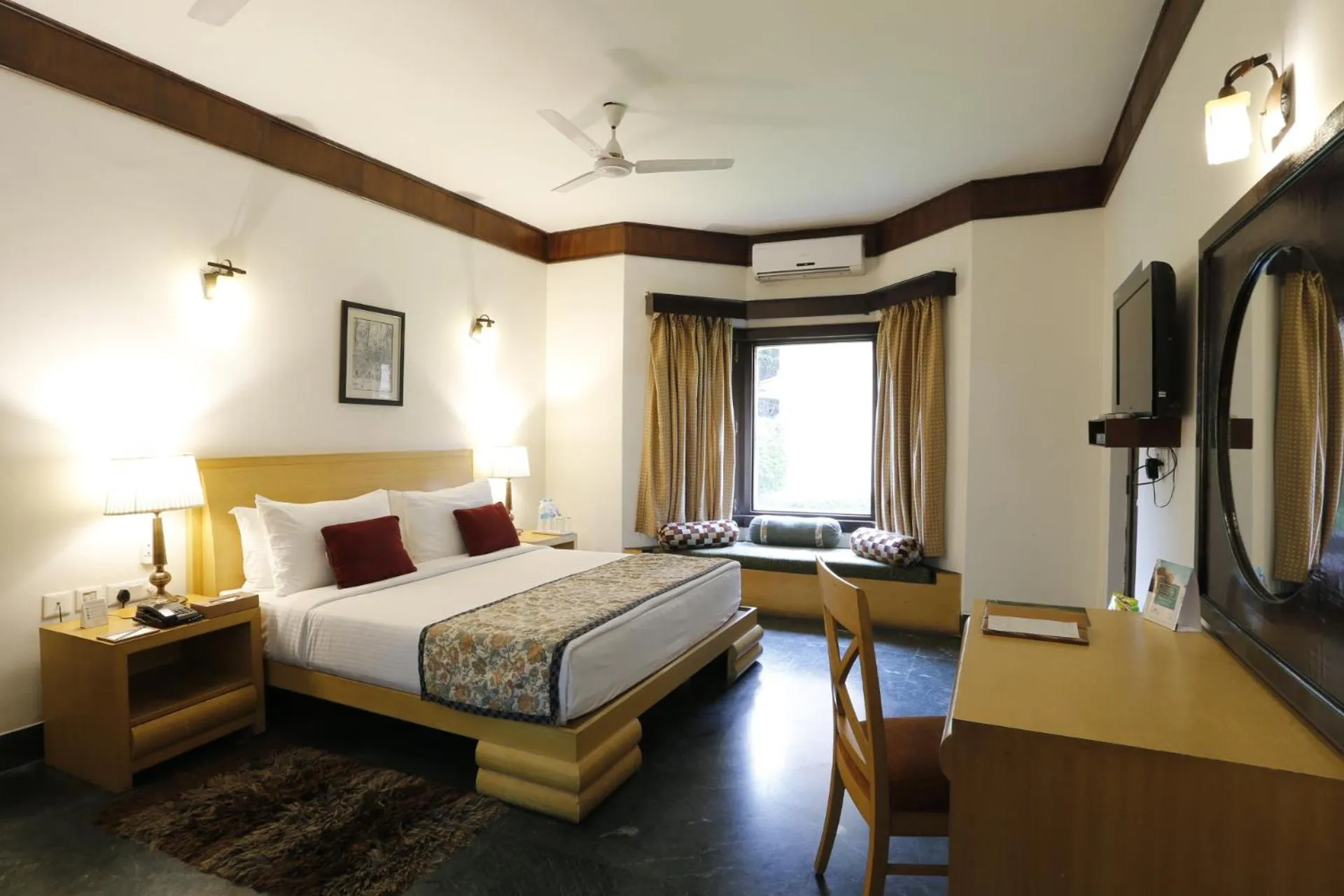 Photo of the whole room, Bed in The Riverview Retreat Corbett by Leisure Hotels