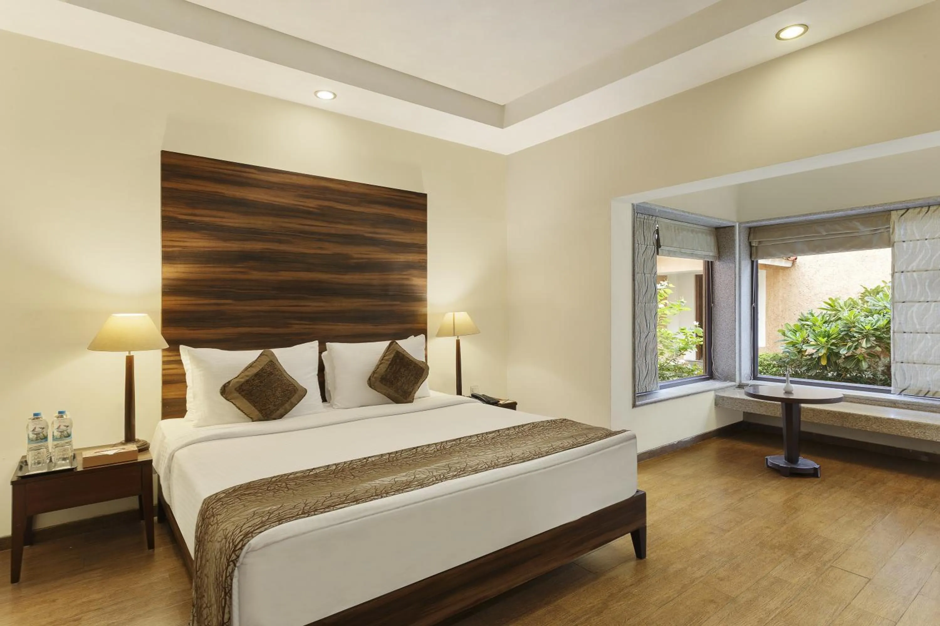 Bedroom, Bed in The Riverview Retreat Corbett by Leisure Hotels