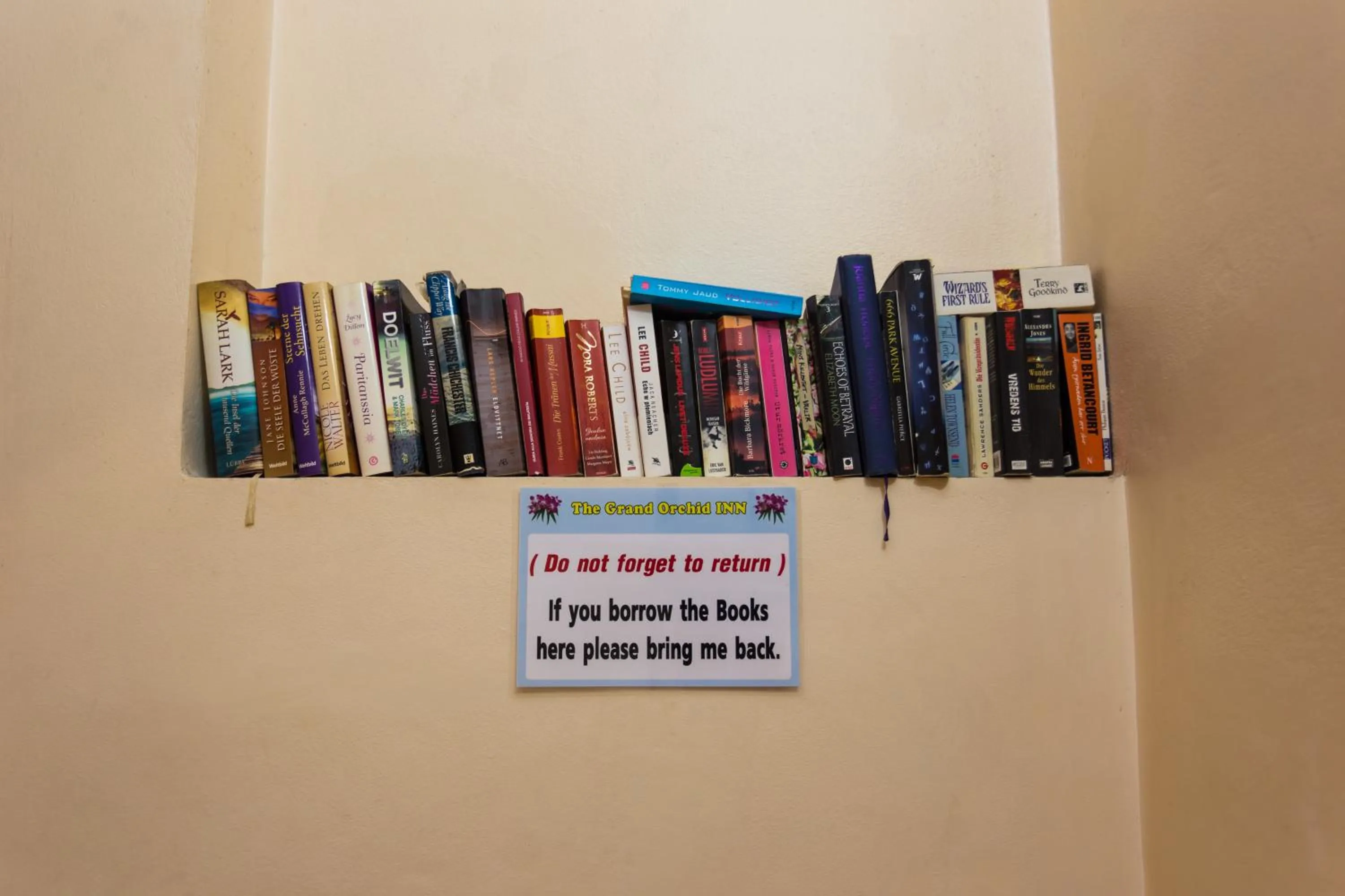 Decorative detail in Grand Orchid Inn Patong beach