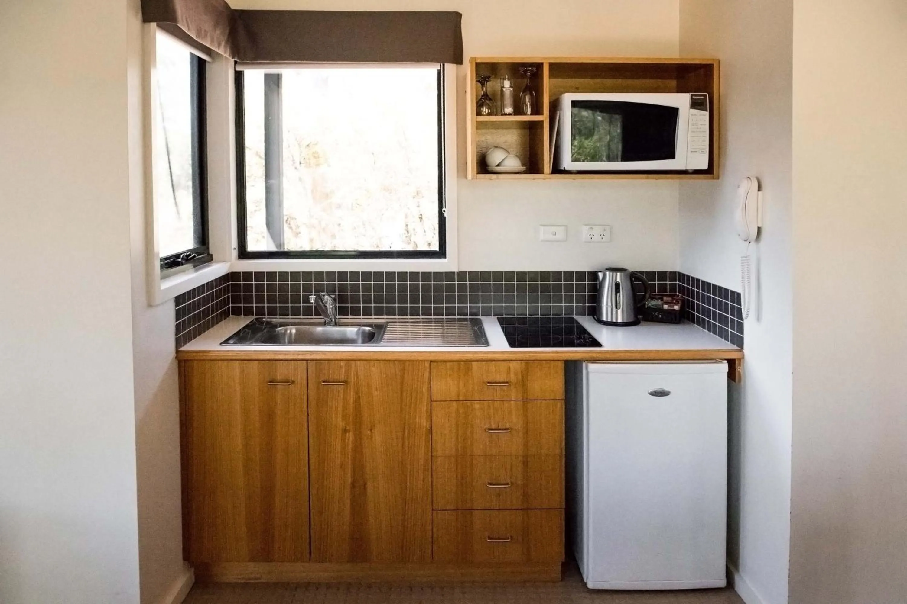 Kitchen or kitchenette in Cradle Mountain Wilderness Village
