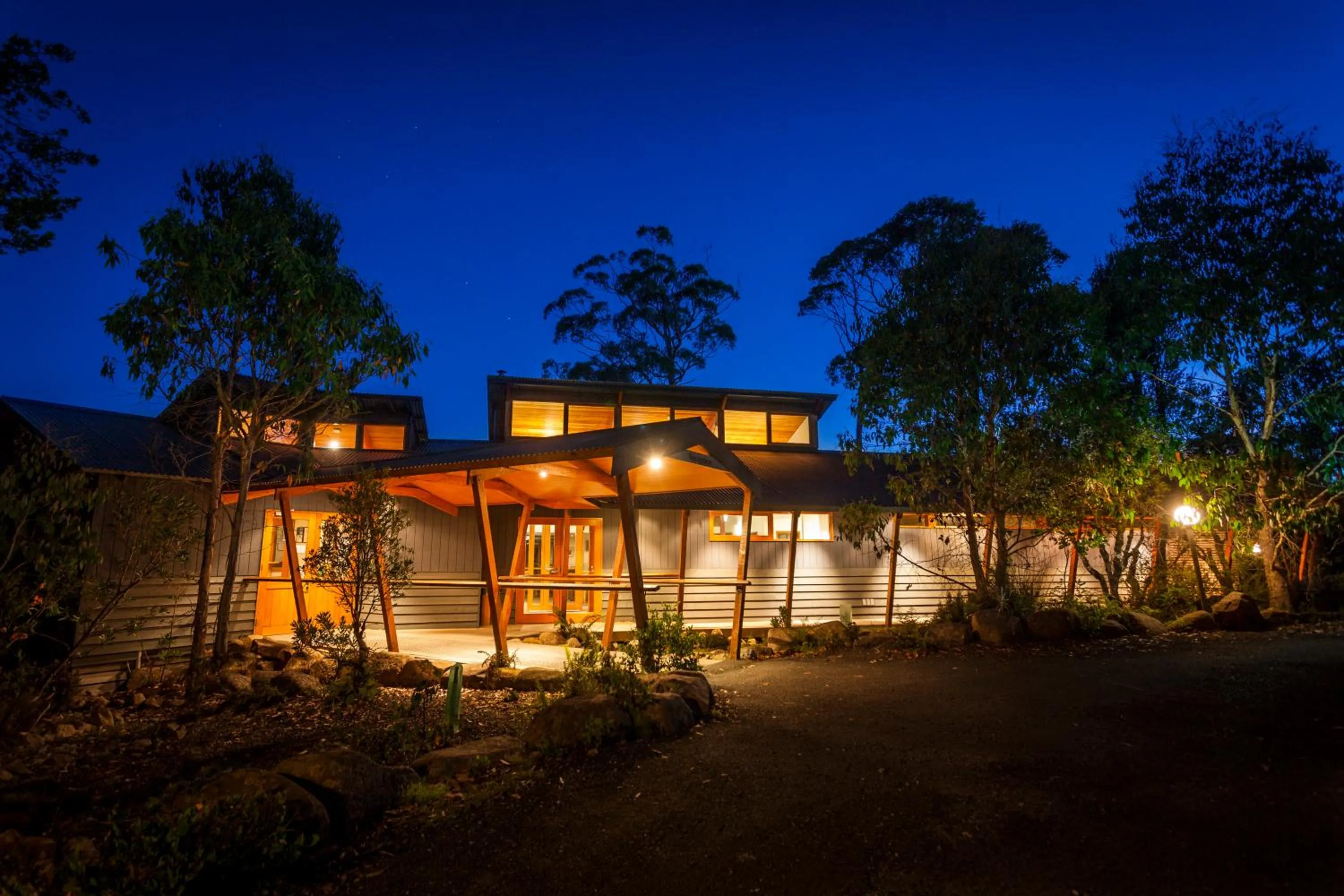 Facade/entrance in Cradle Mountain Wilderness Village