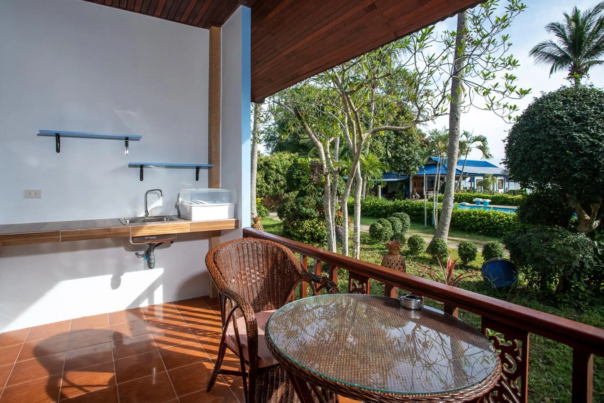 Balcony/Terrace in Rung Arun Resort