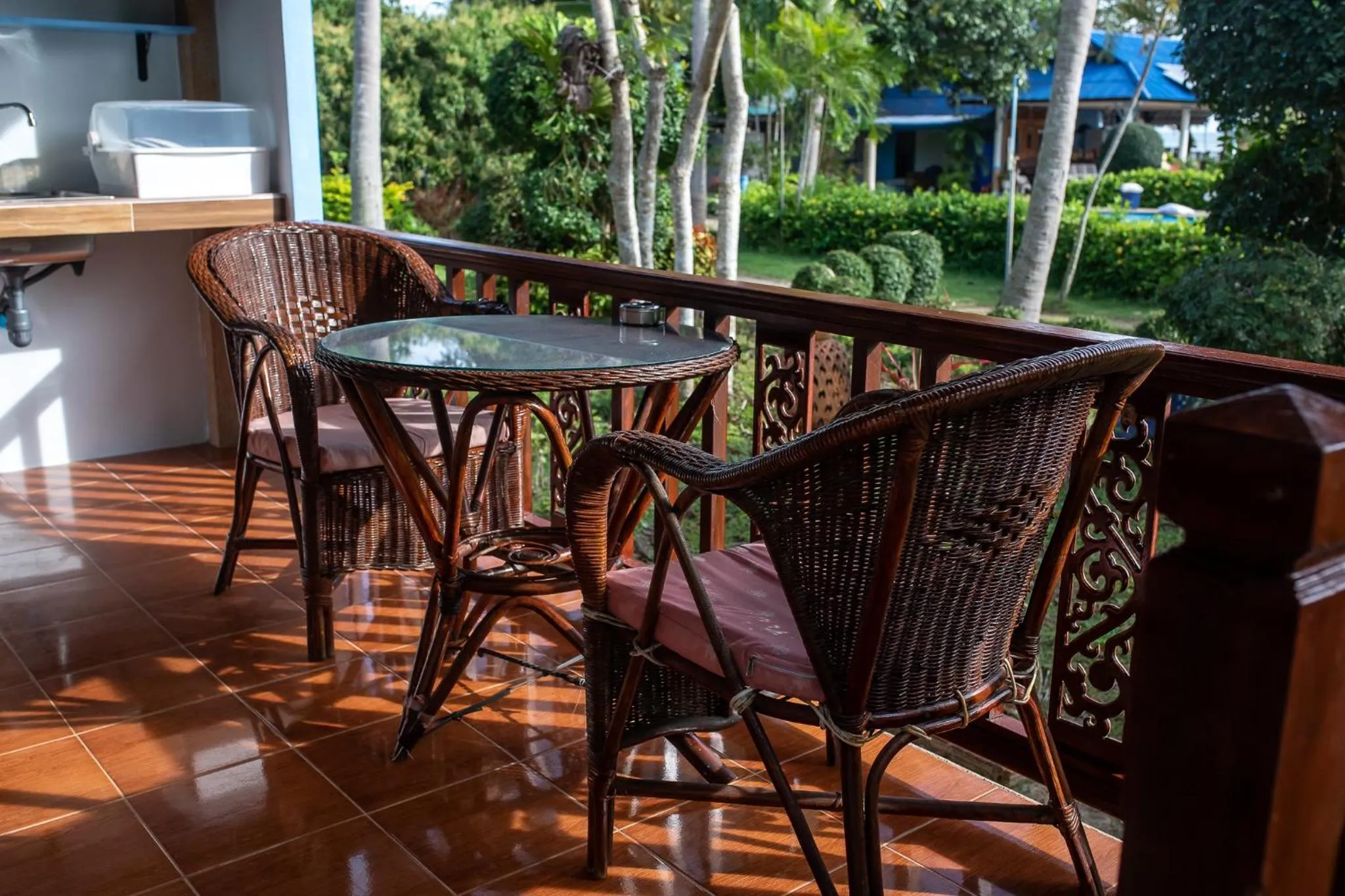 Balcony/Terrace in Rung Arun Resort