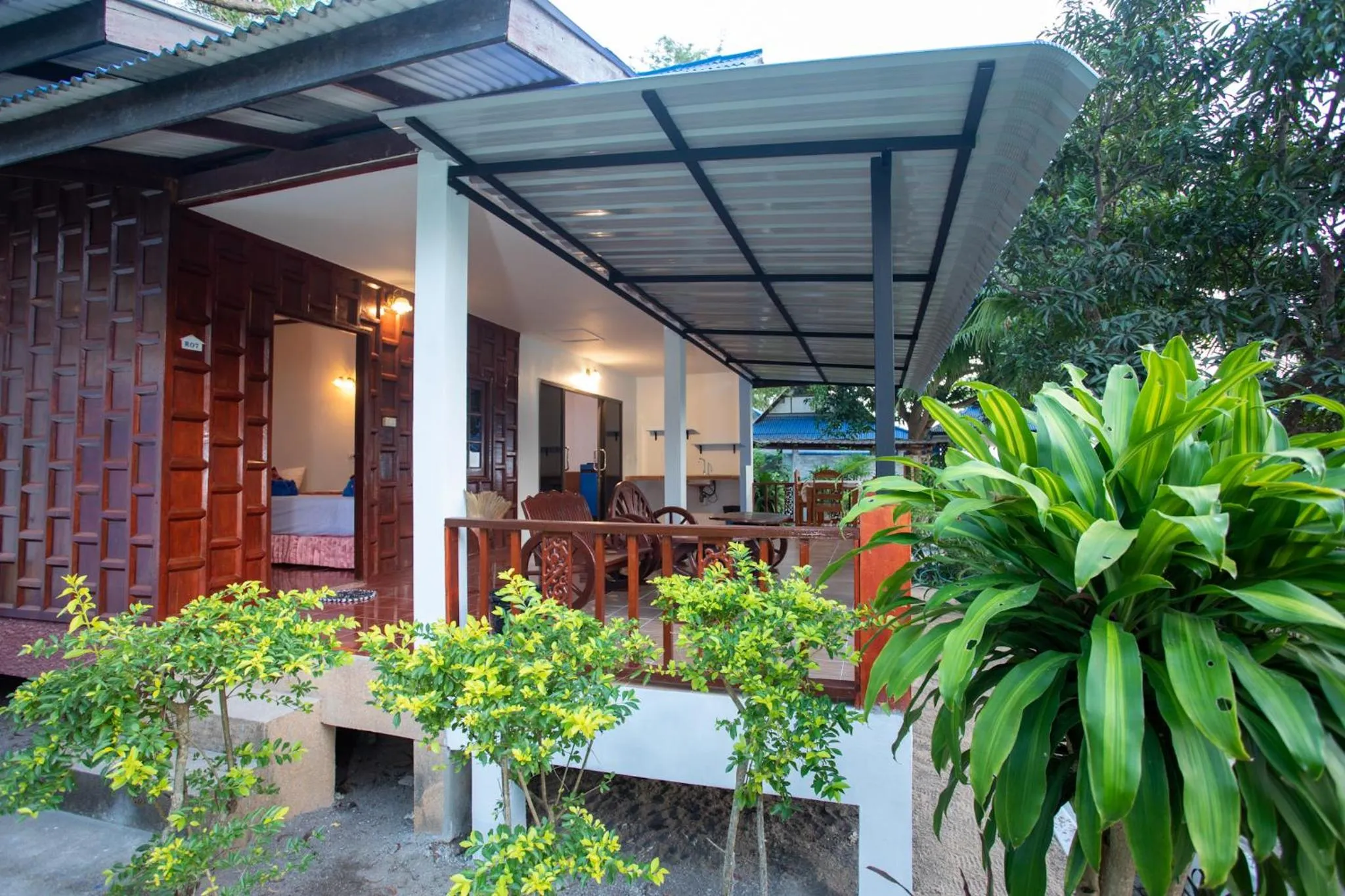 Patio in Rung Arun Resort