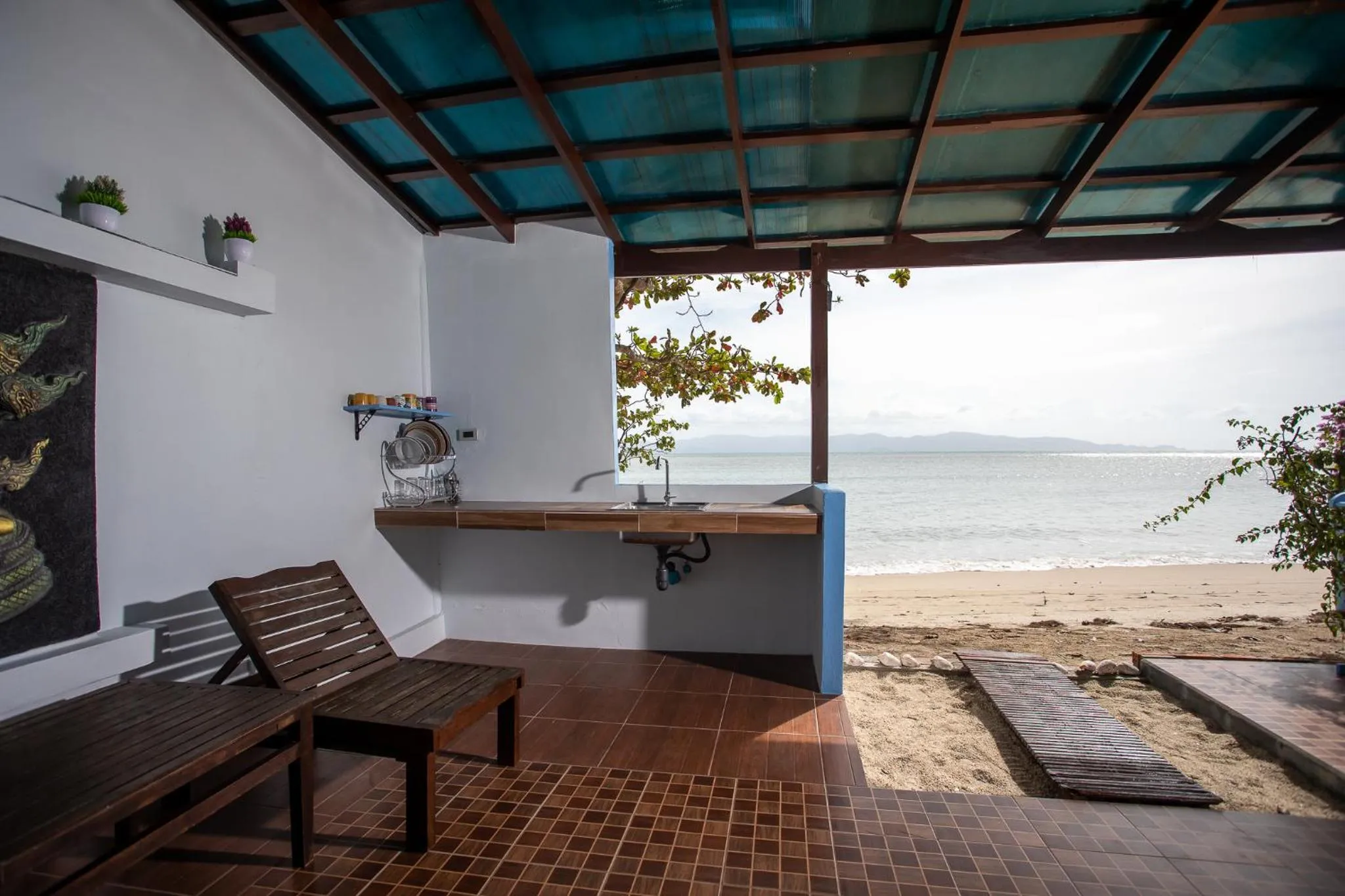 Kitchen or kitchenette in Rung Arun Resort