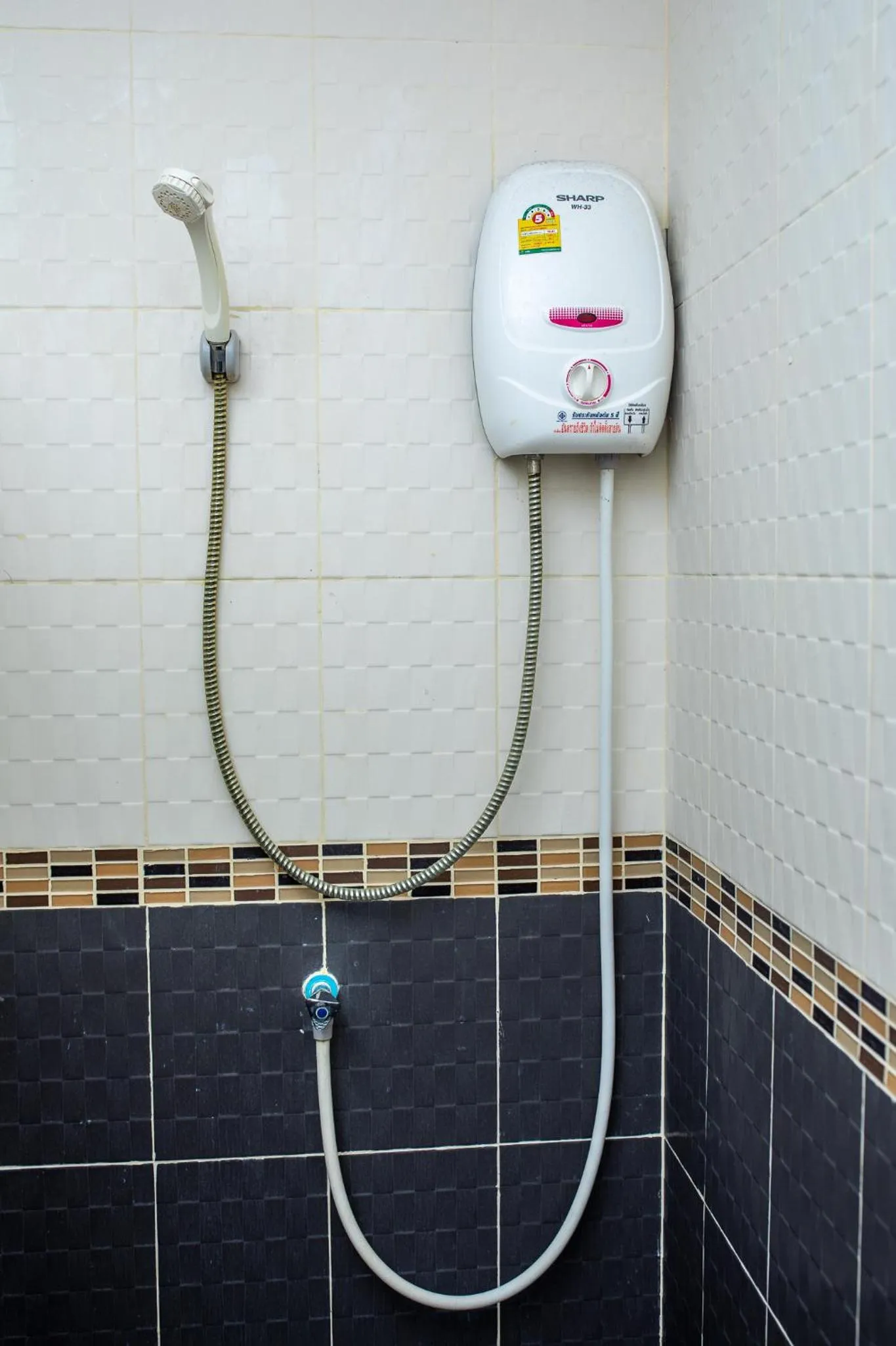 Shower in Rung Arun Resort