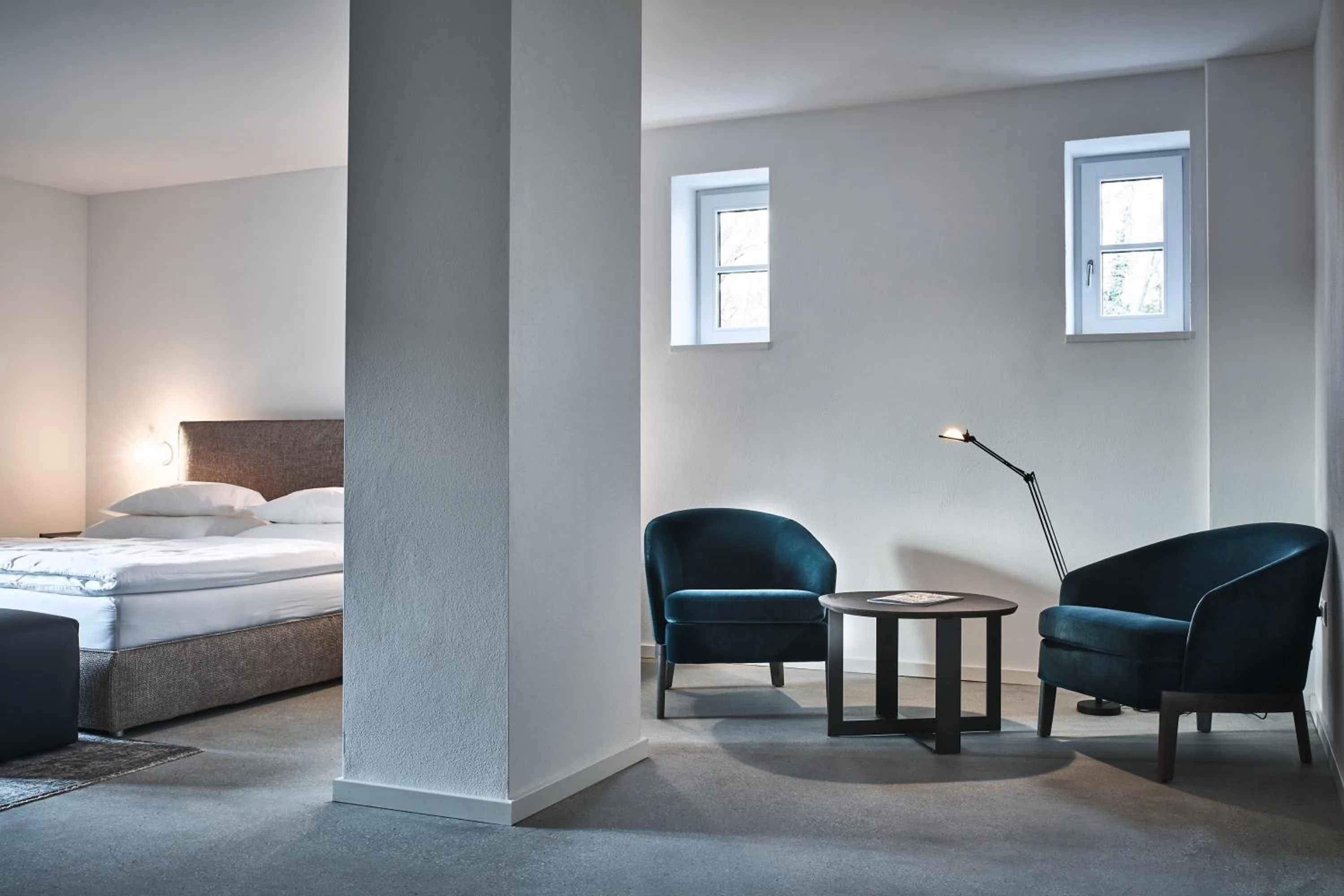 Seating area, Bed in Residenz Velich