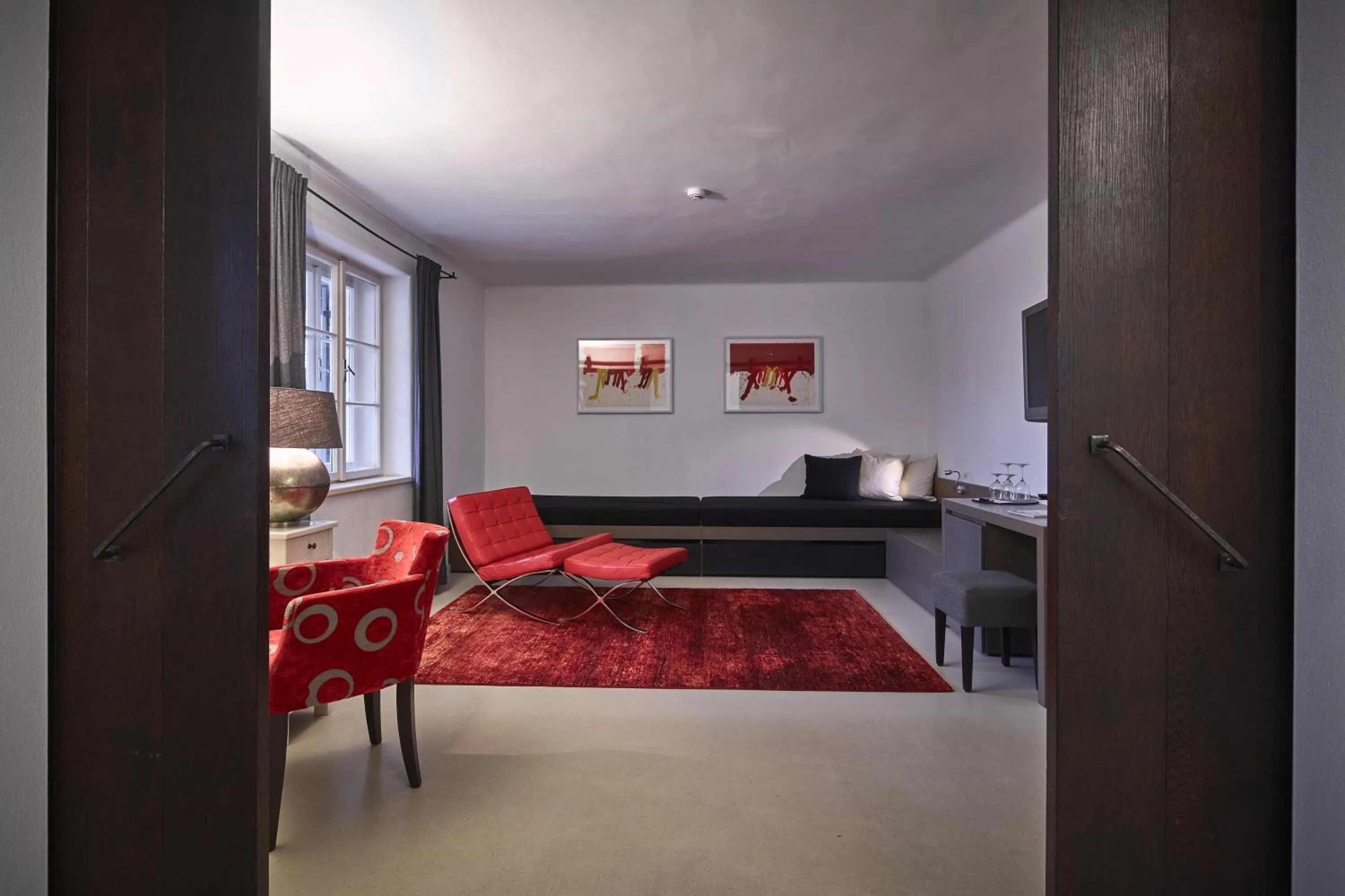 Living room, Bed in Residenz Velich
