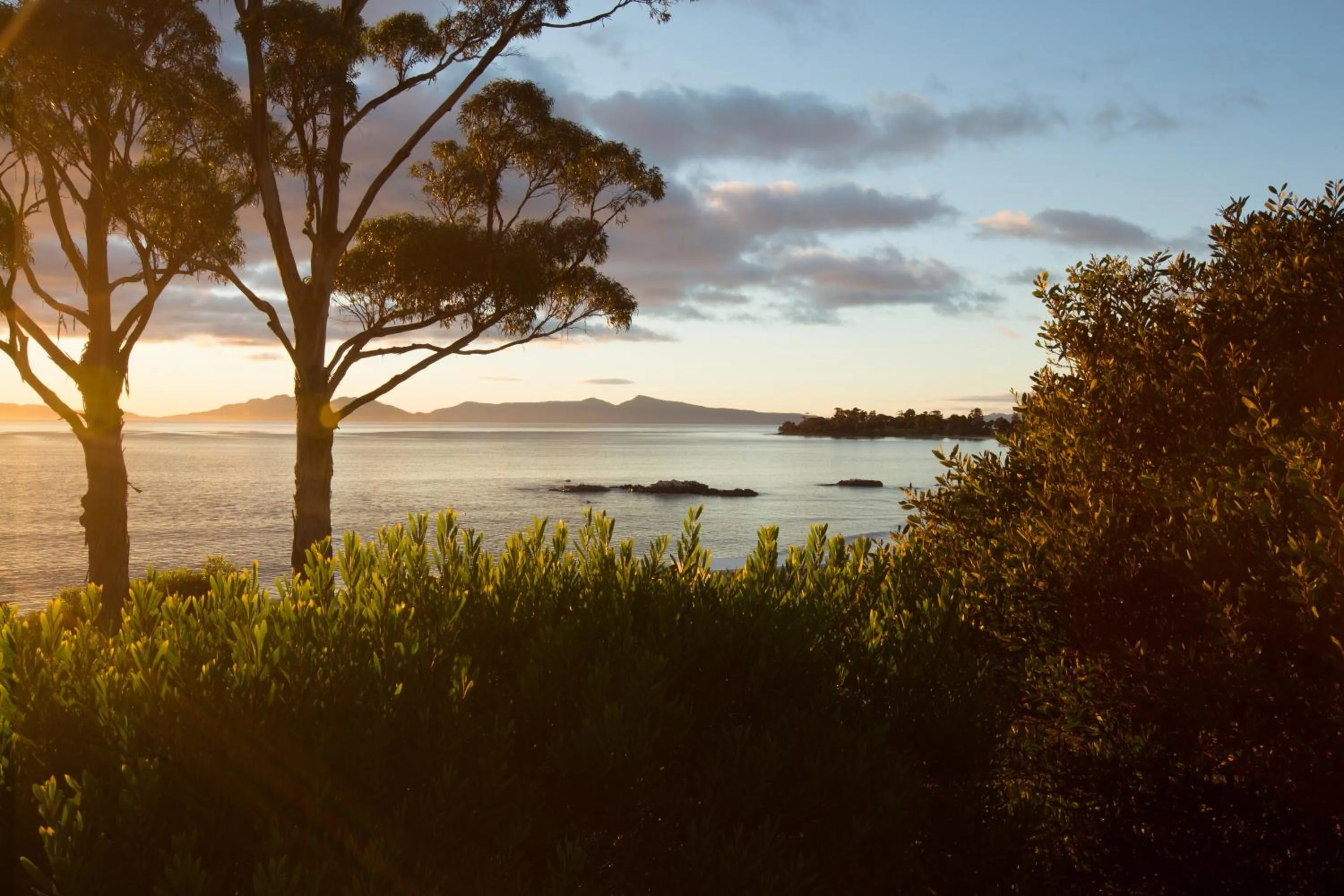 River view in Swansea Beach Chalets