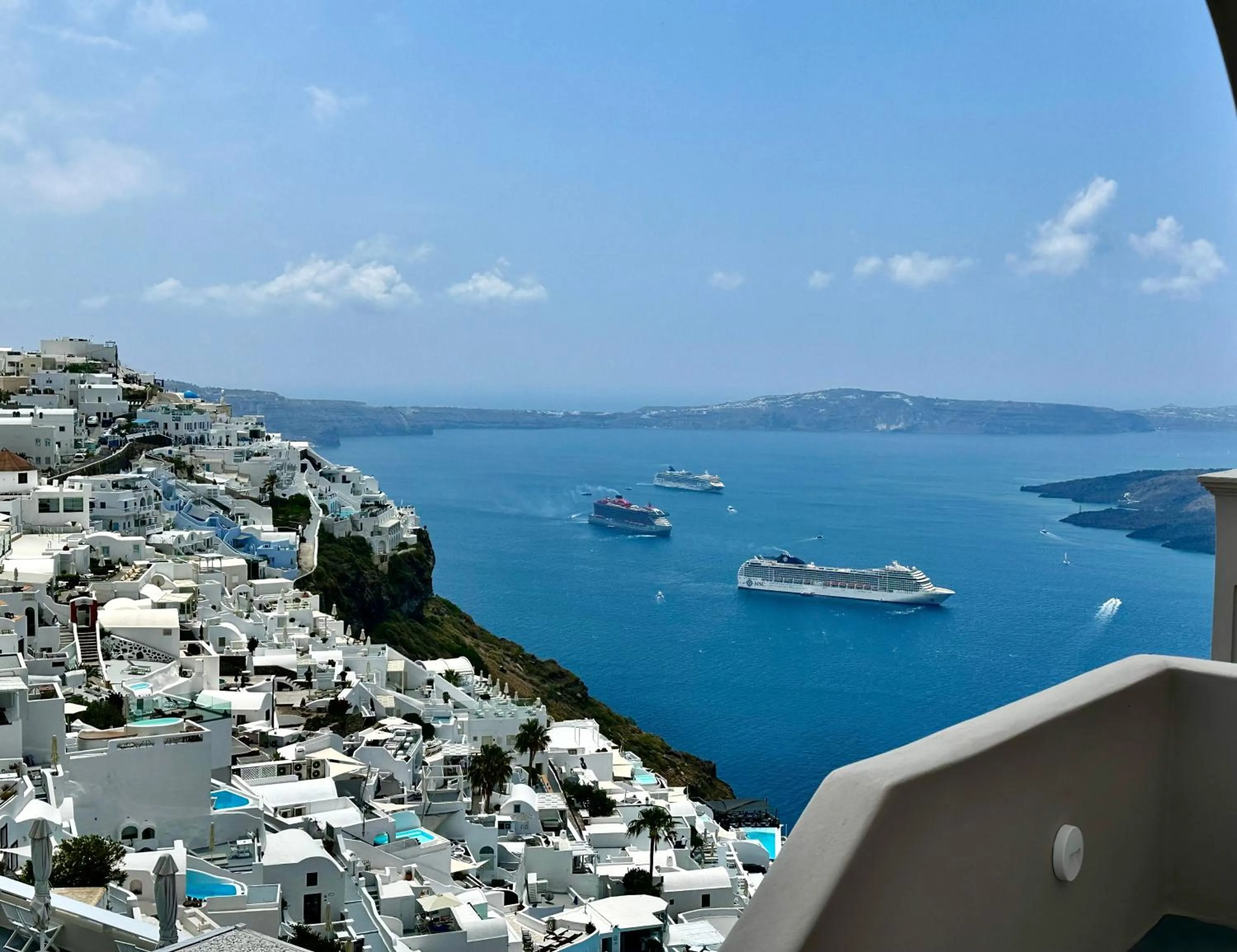 Sea view in Damigos Caldera World