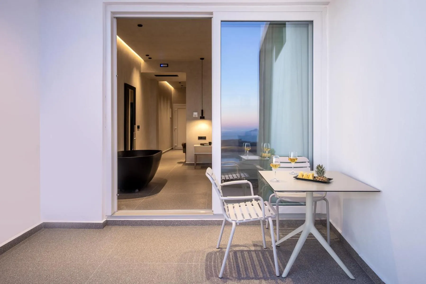 Seating area in Damigos Caldera World