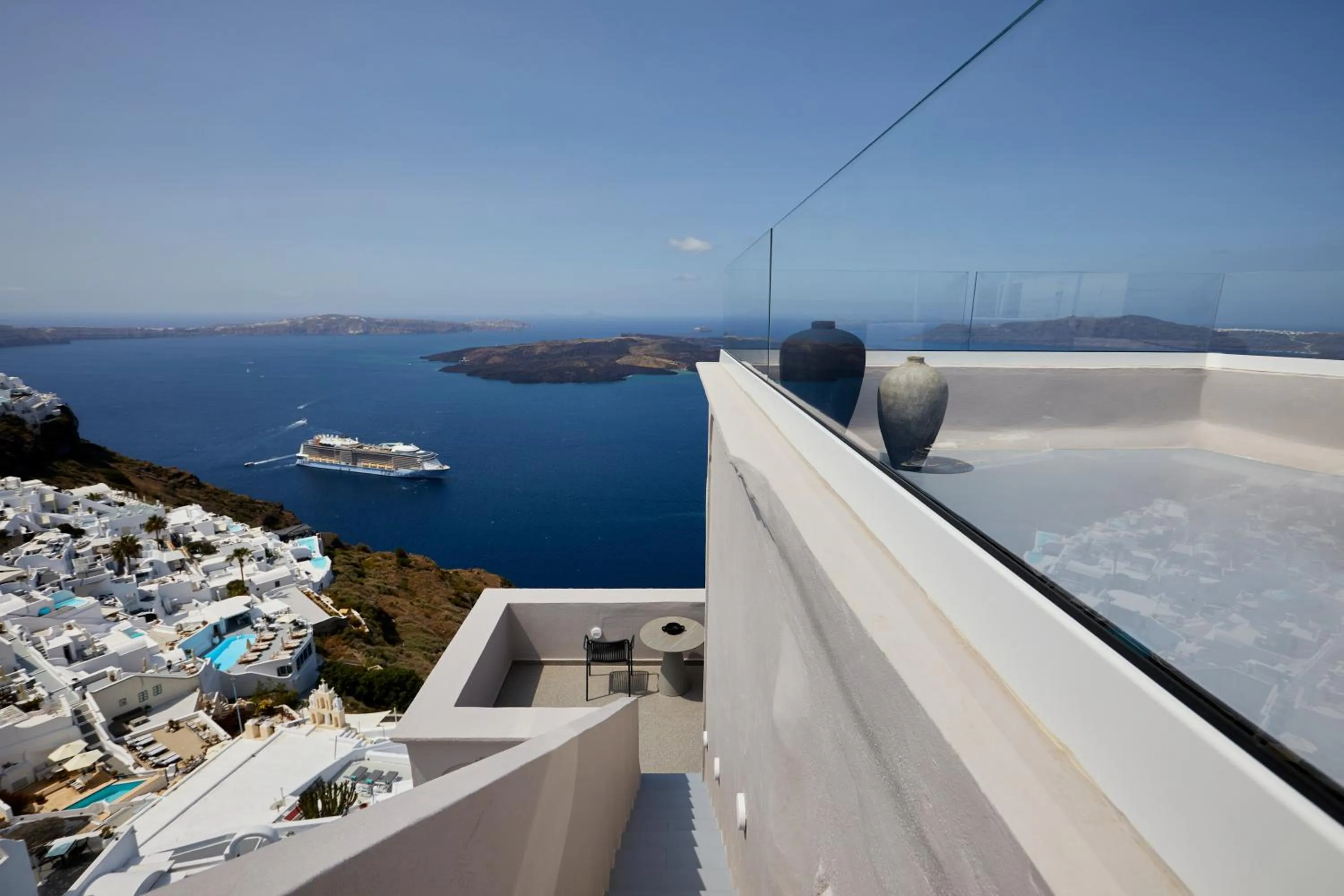 Sea view in Damigos Caldera World