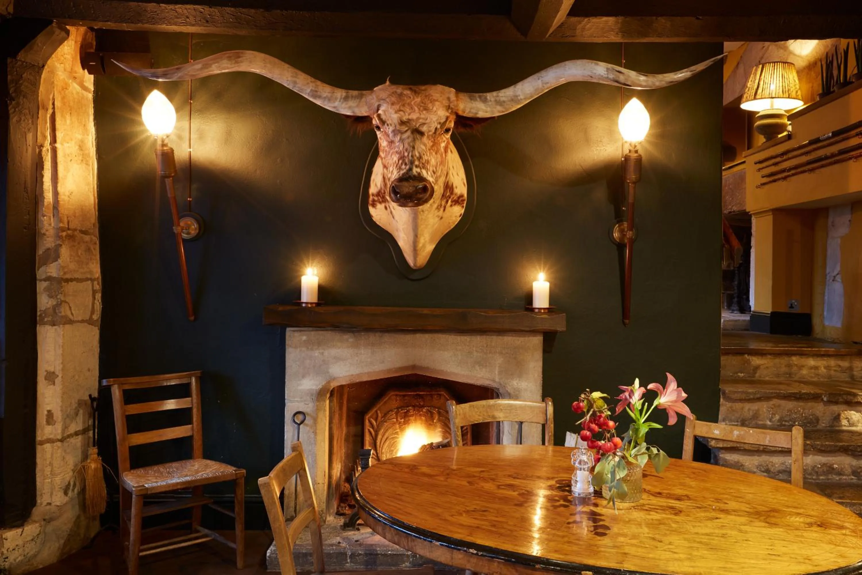 Dining area in The Bull Hotel