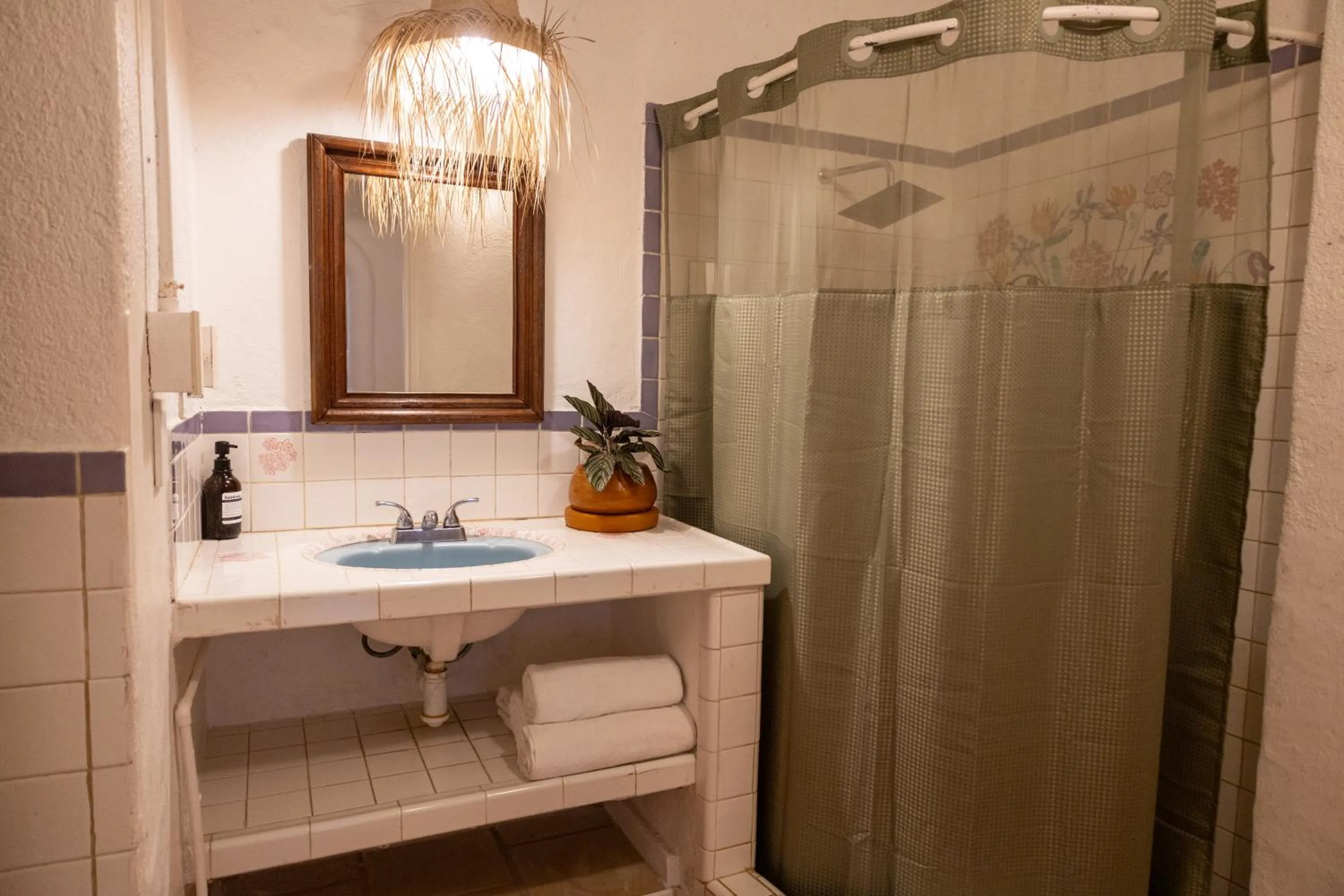 Shower in Sayulita Central Hotel