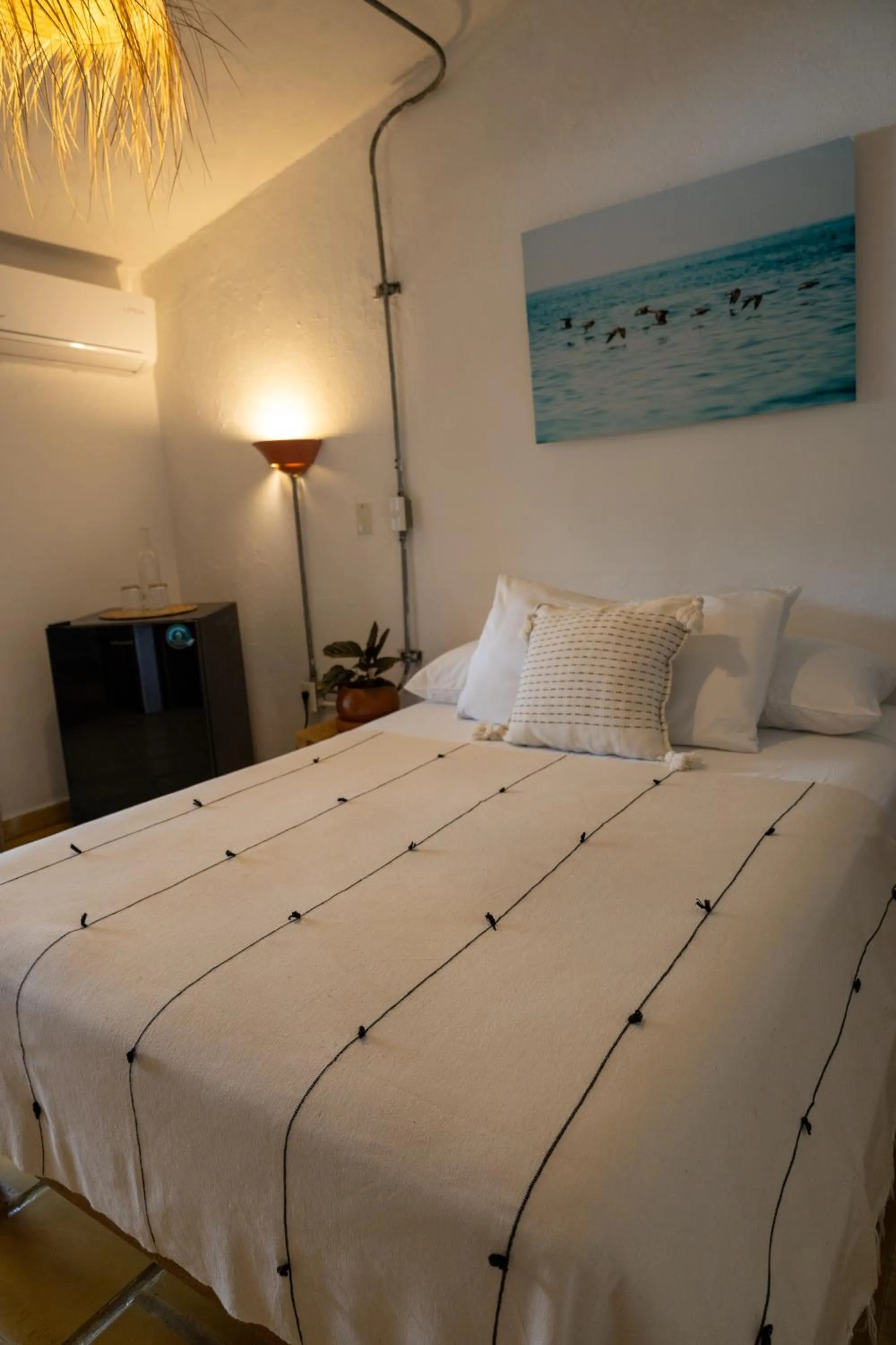 Bed in Sayulita Central Hotel