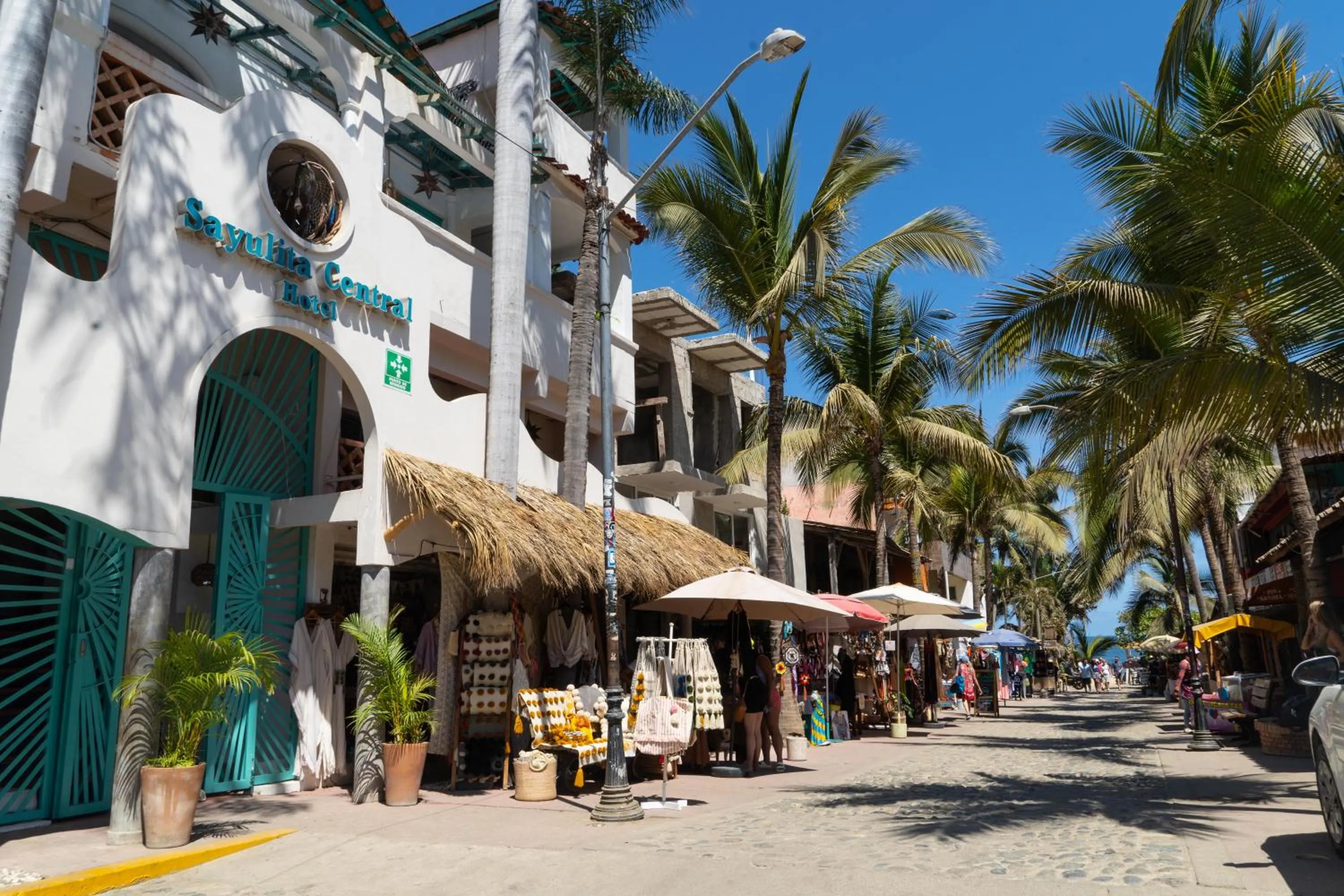 Property building in Sayulita Central Hotel