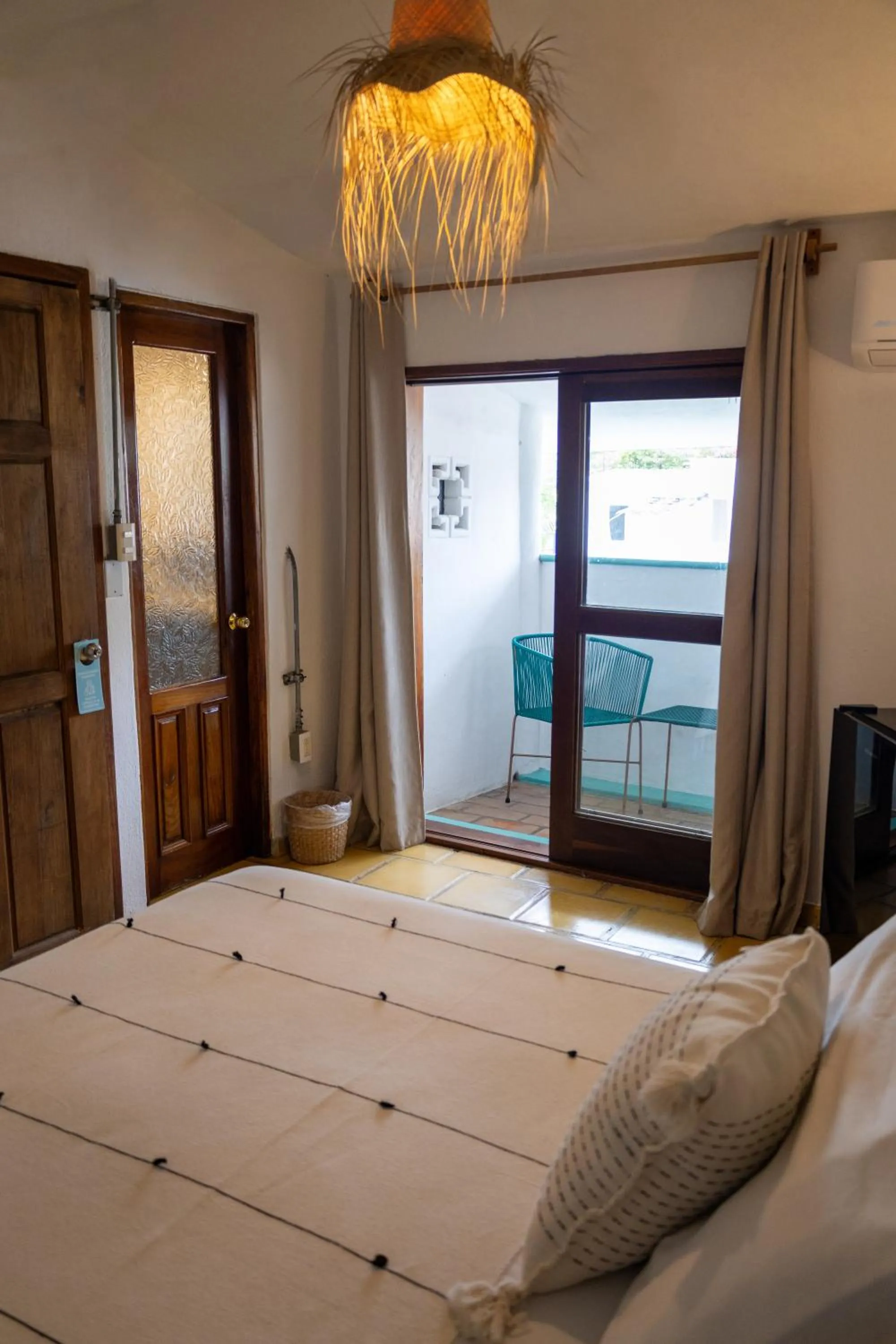 Bed in Sayulita Central Hotel