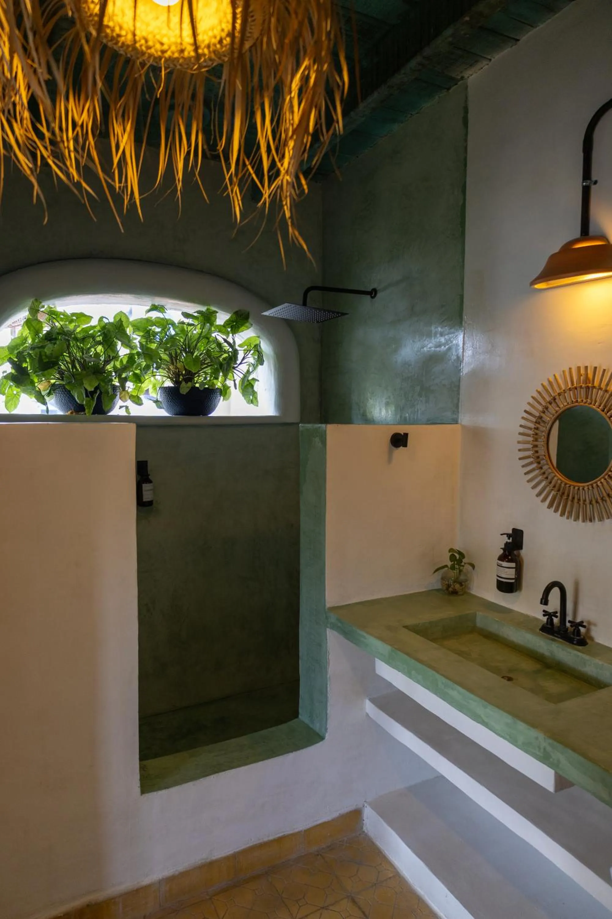 Bathroom in Sayulita Central Hotel