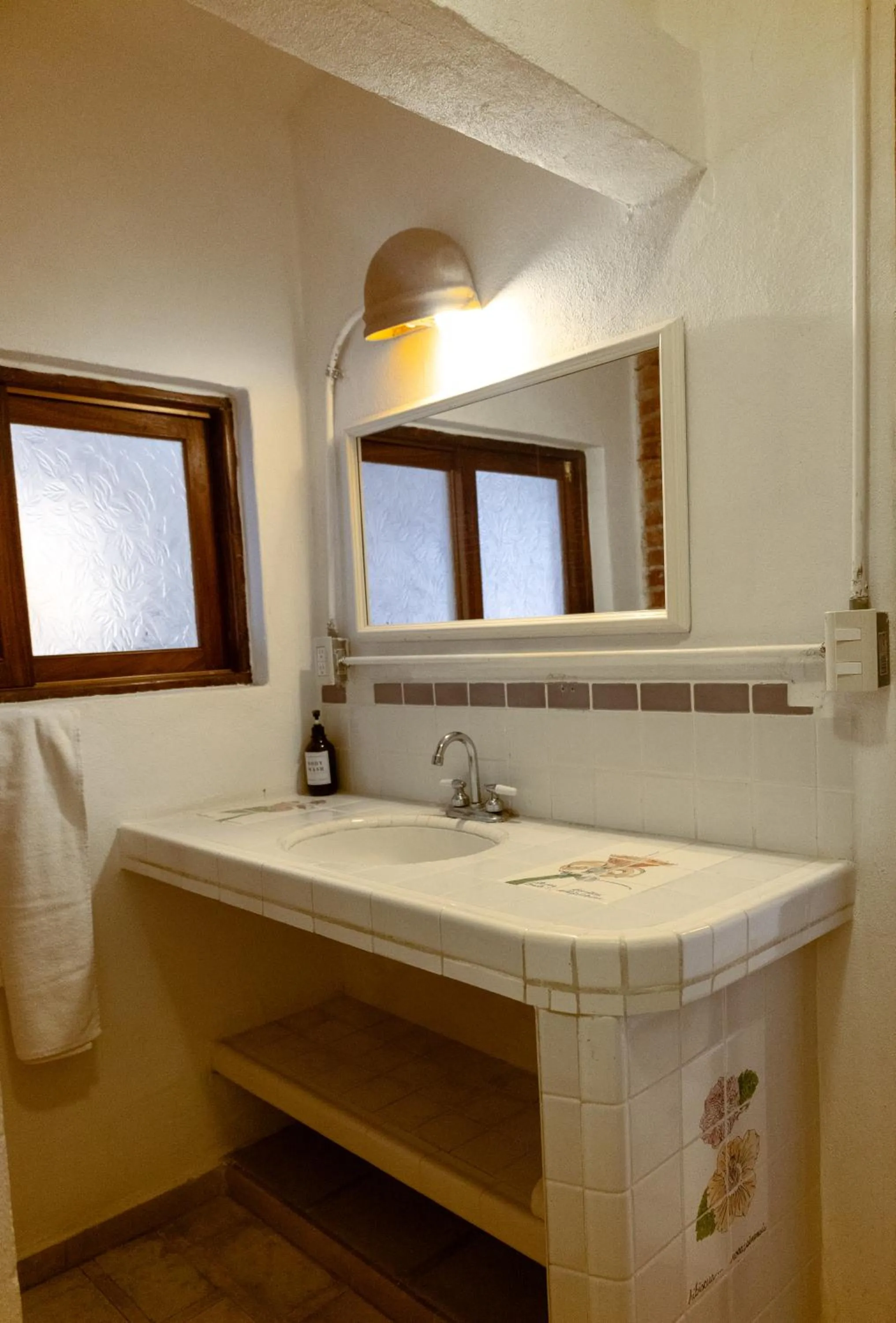 Bathroom in Sayulita Central Hotel