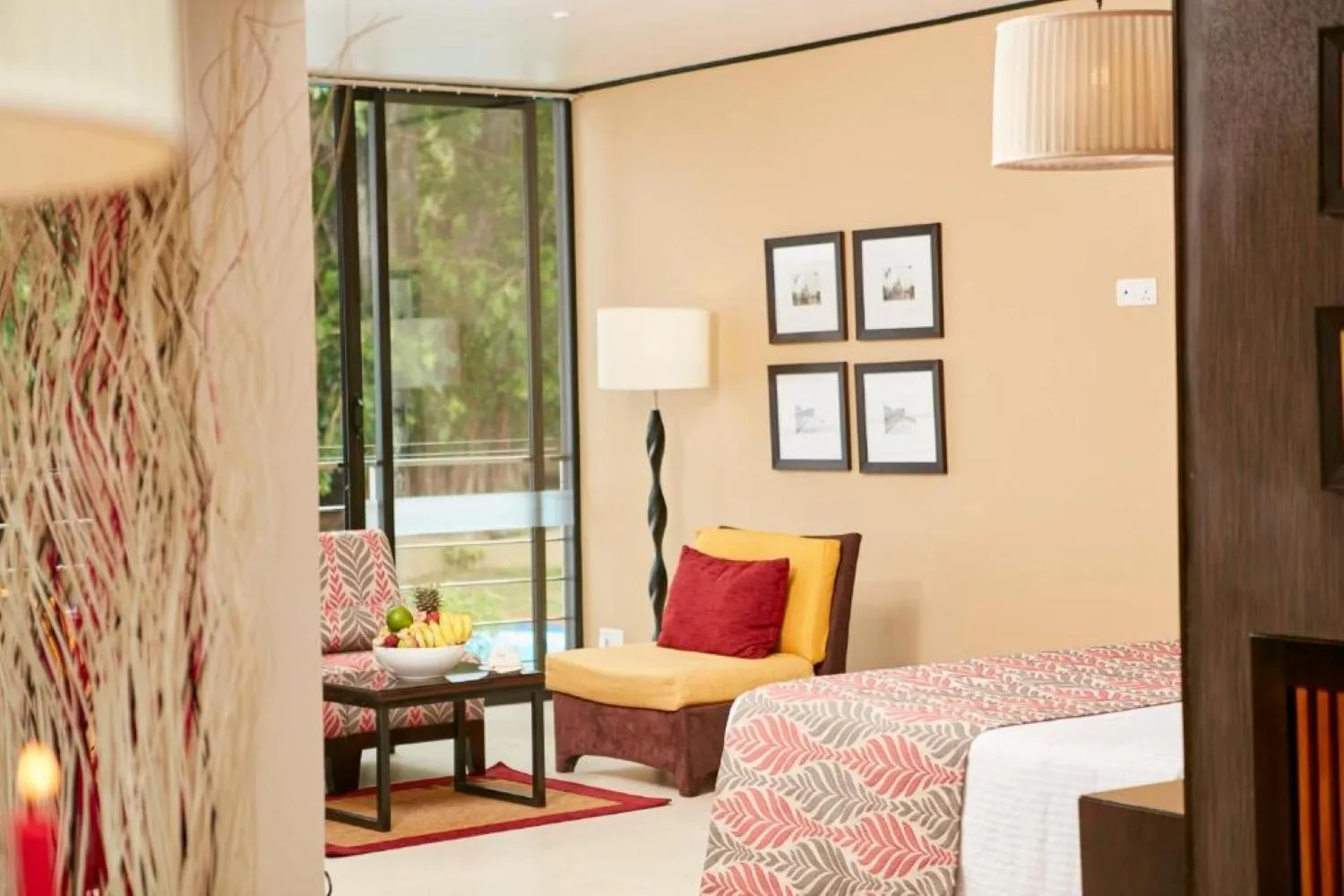 Living room, Bed in EKHO Safari Tissa