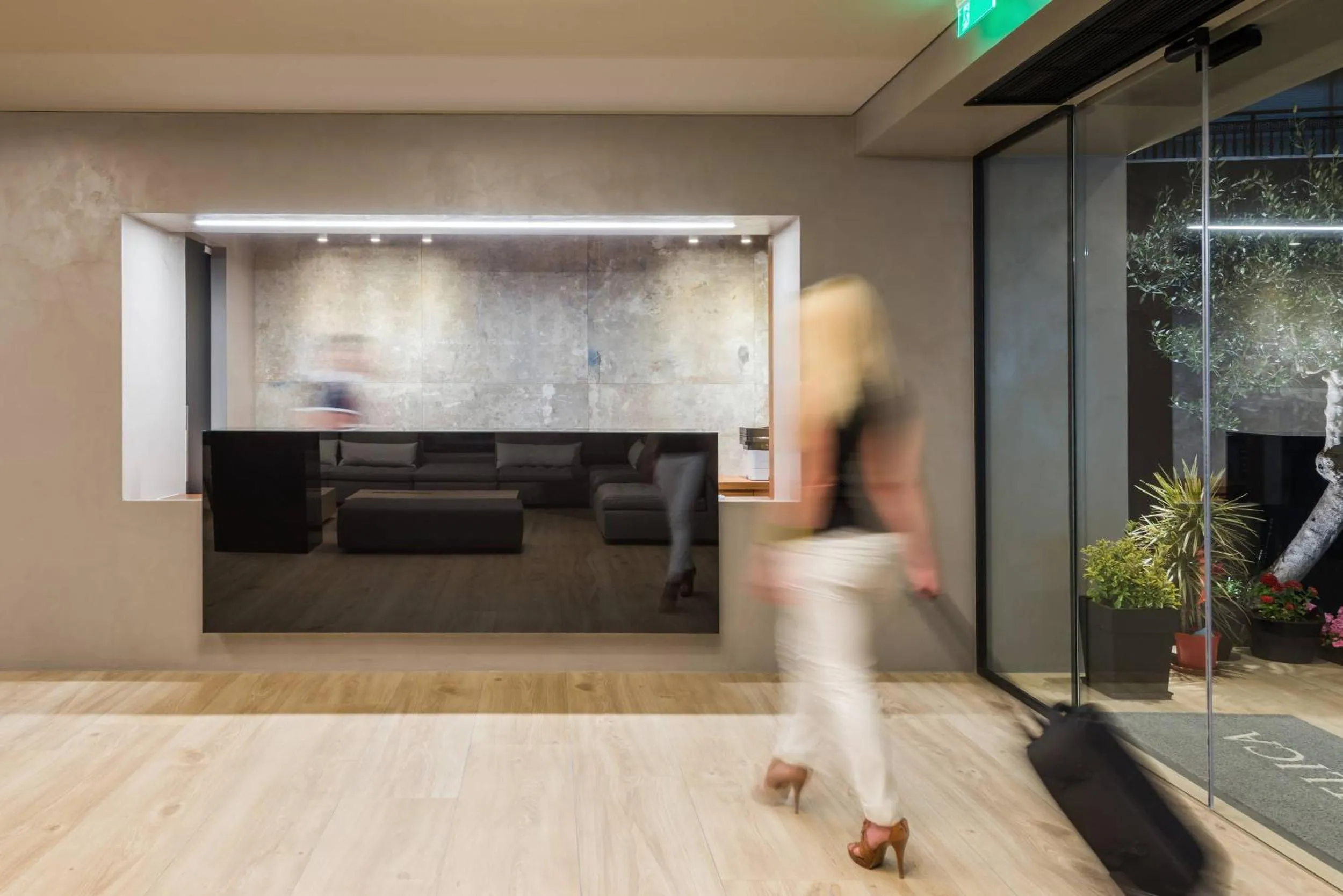 Lobby or reception in Angelica Hotel