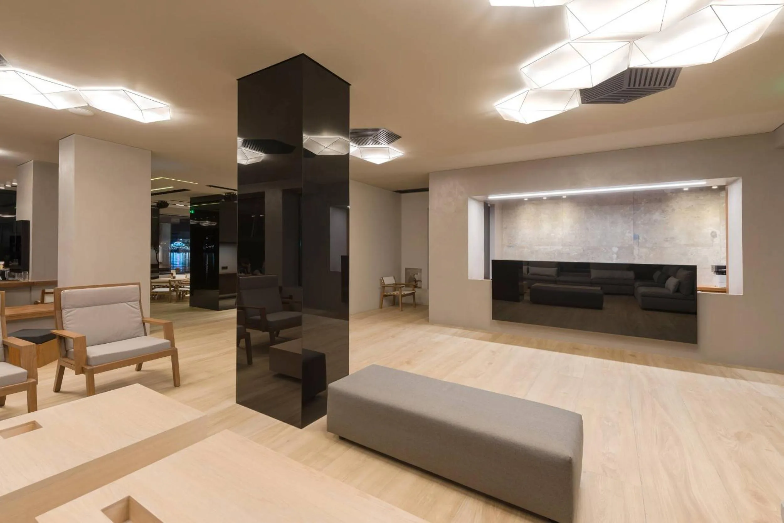 Lobby or reception in Angelica Hotel