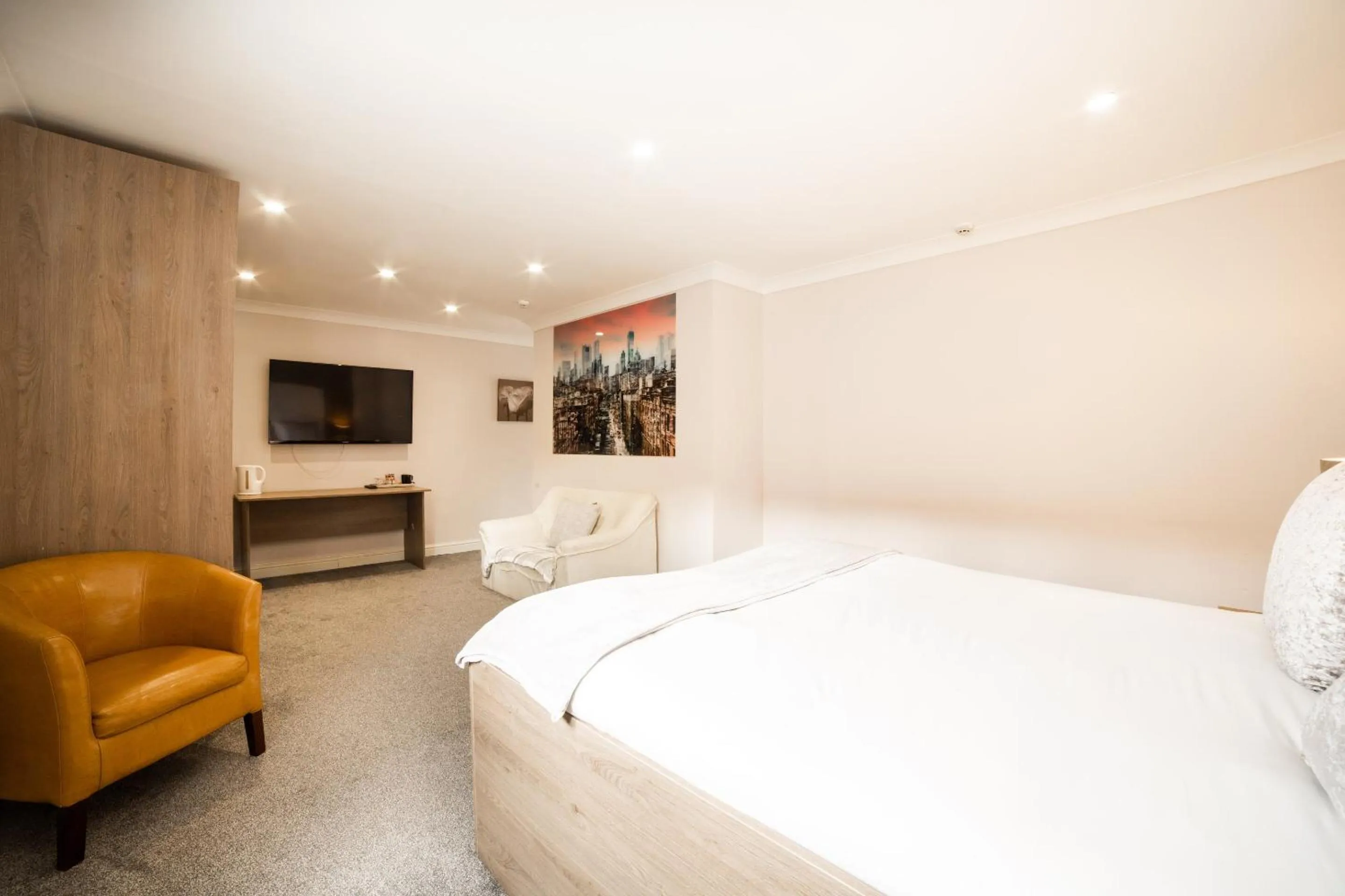 Bedroom in OYO White Horse Lodge Hotel, East Thirsk