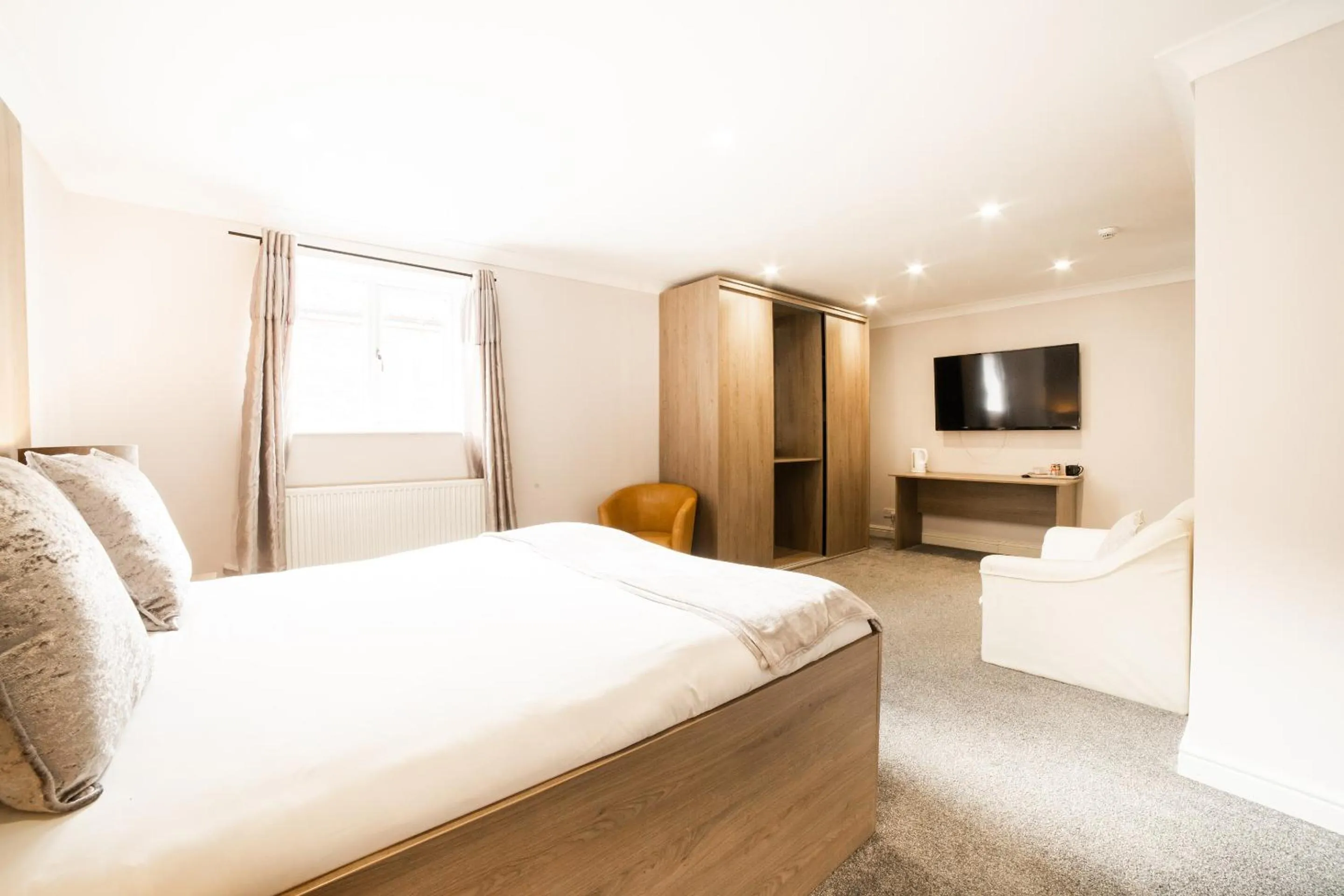 Bedroom in OYO White Horse Lodge Hotel, East Thirsk