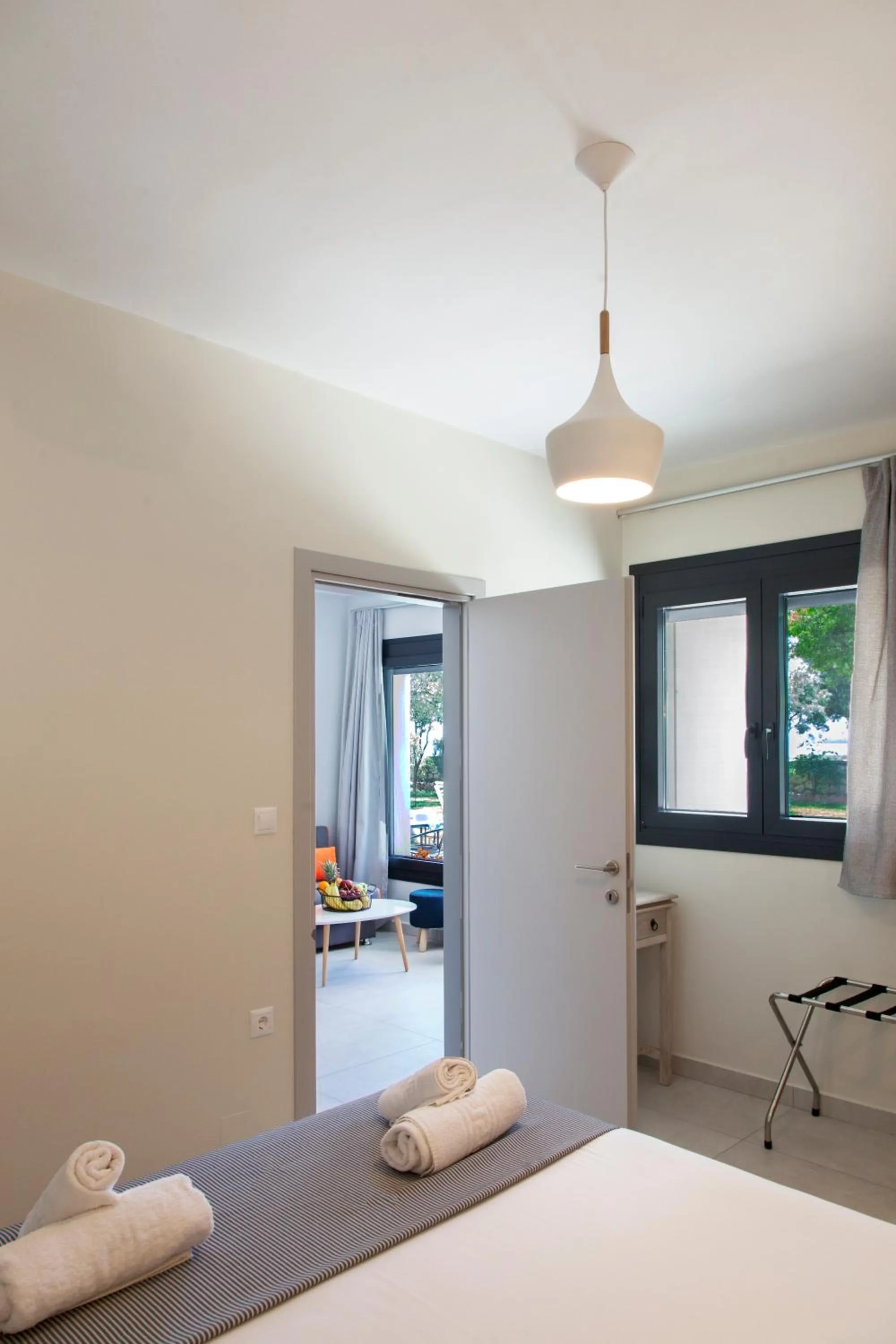 Living room, Bed in Agni Suites