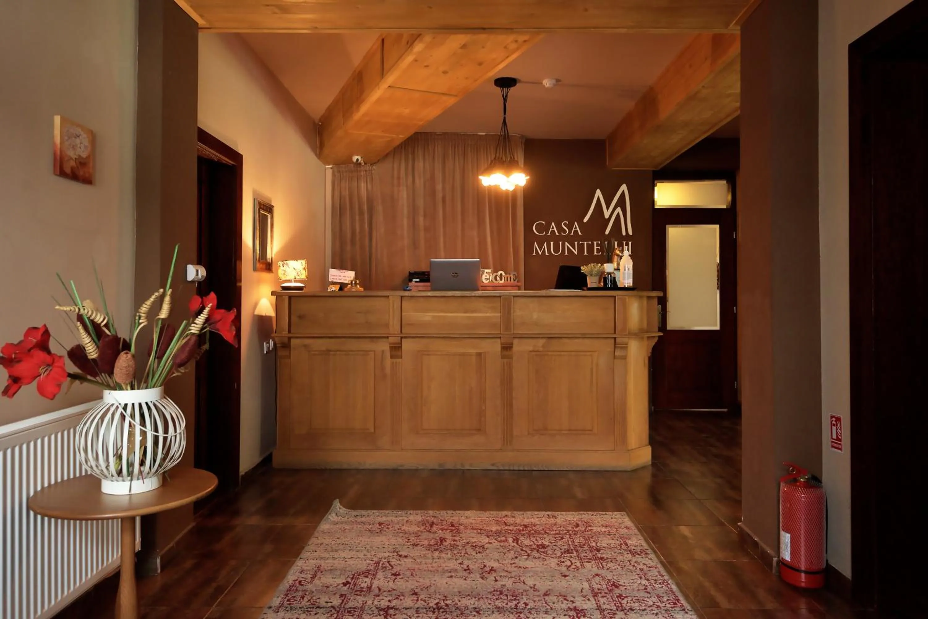 Lobby or reception in Casa Muntelui