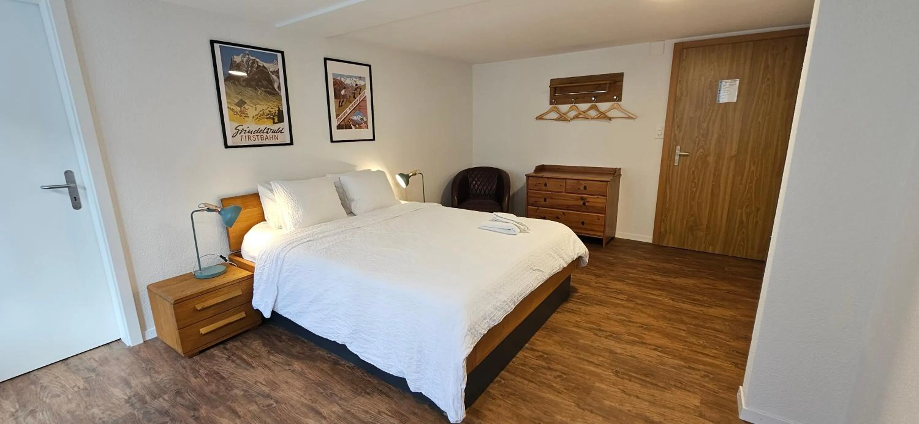 Bed in The Aarburg Hotel & Café