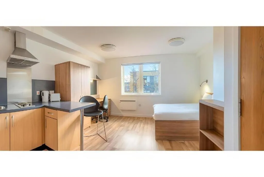 Photo of the whole room, Bed in UHI Dornoch- Campus Accommodation