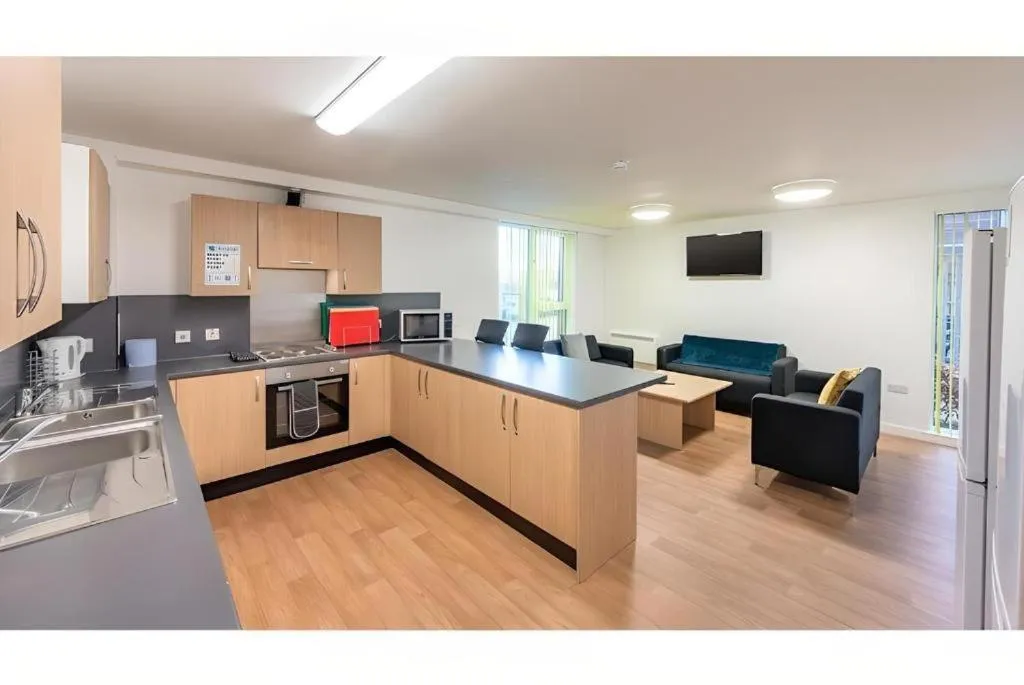 Communal lounge/ TV room in UHI Dornoch- Campus Accommodation
