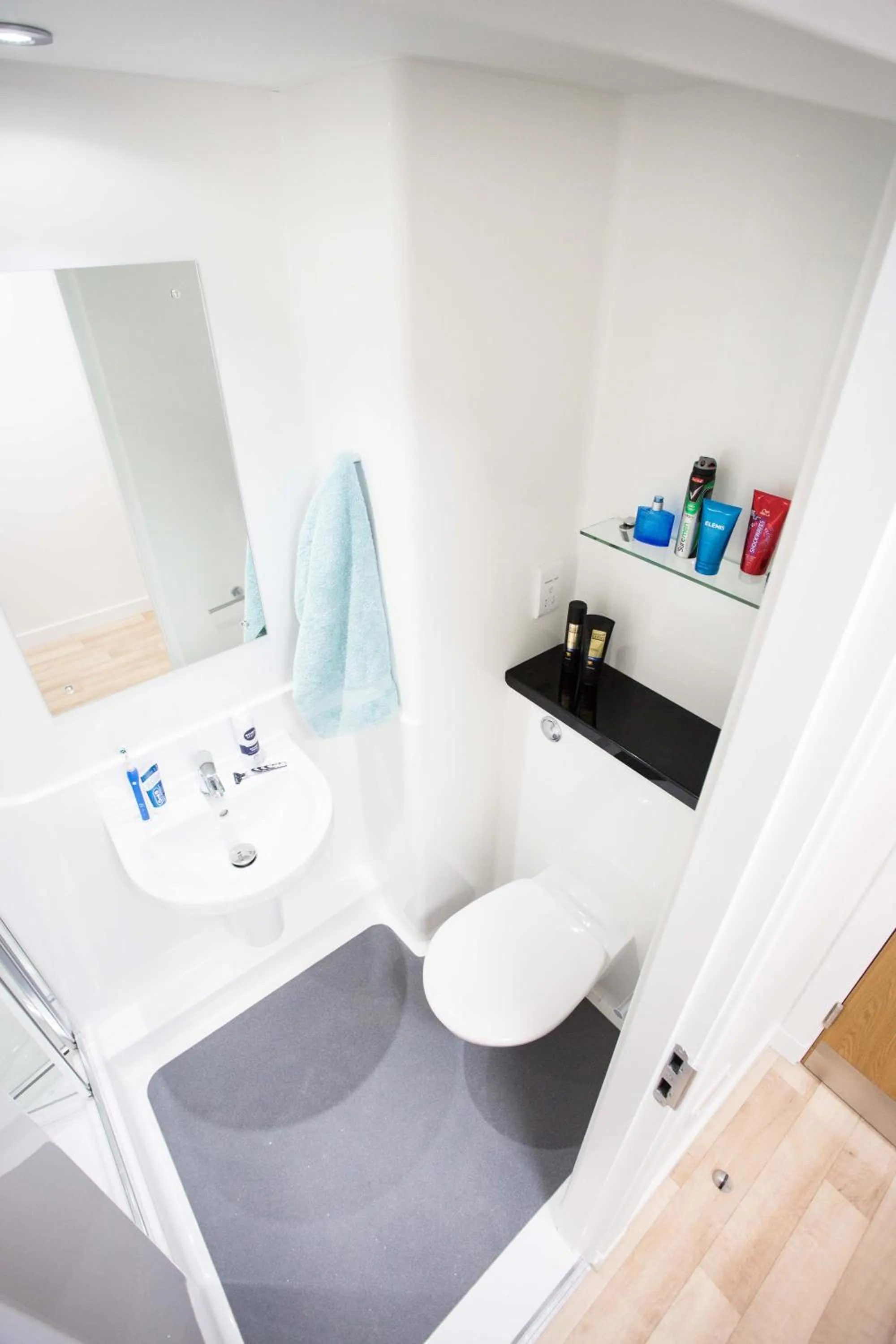 Bathroom in UHI Dornoch- Campus Accommodation