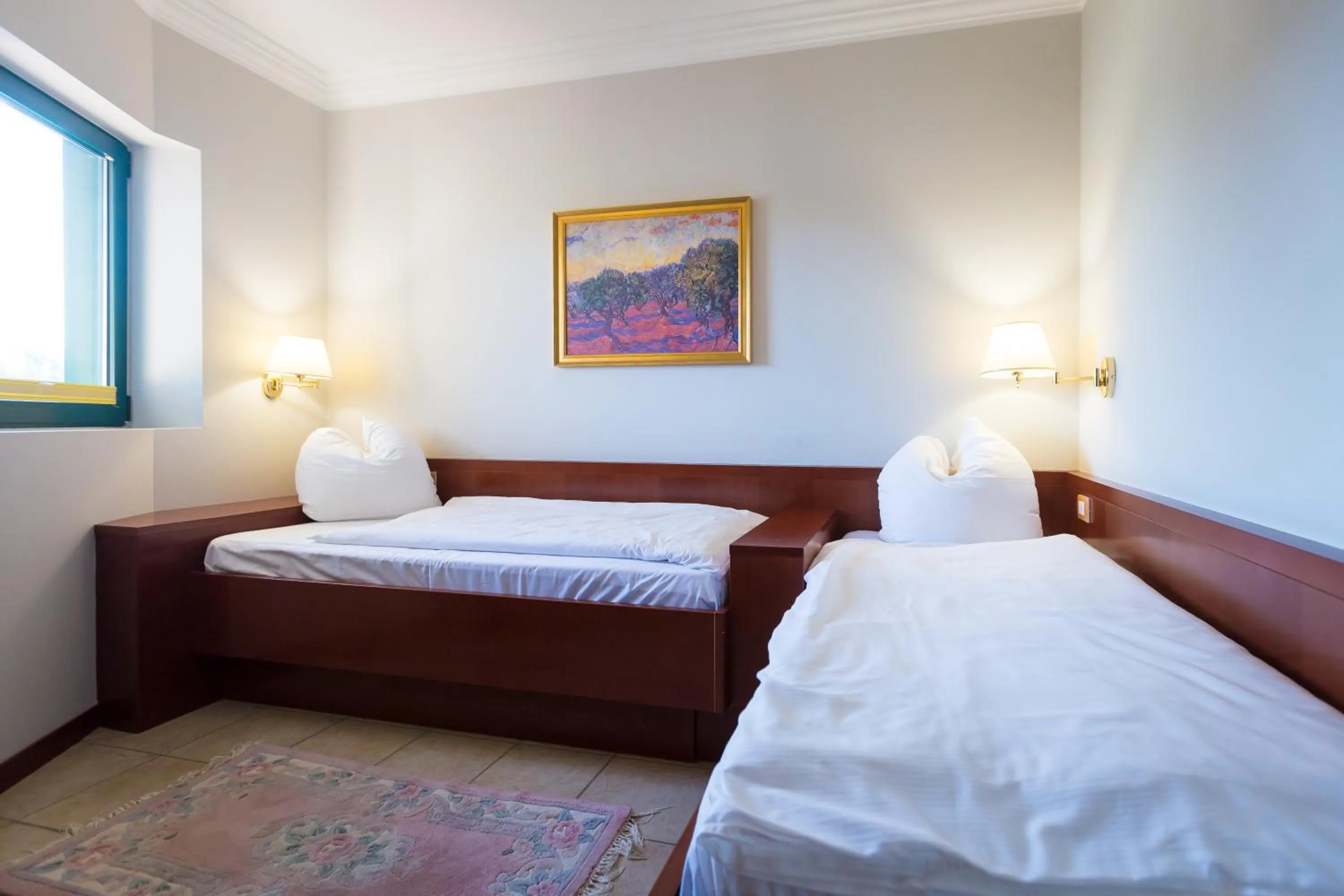 Bed in Mediterranee Family Hotel & Spa