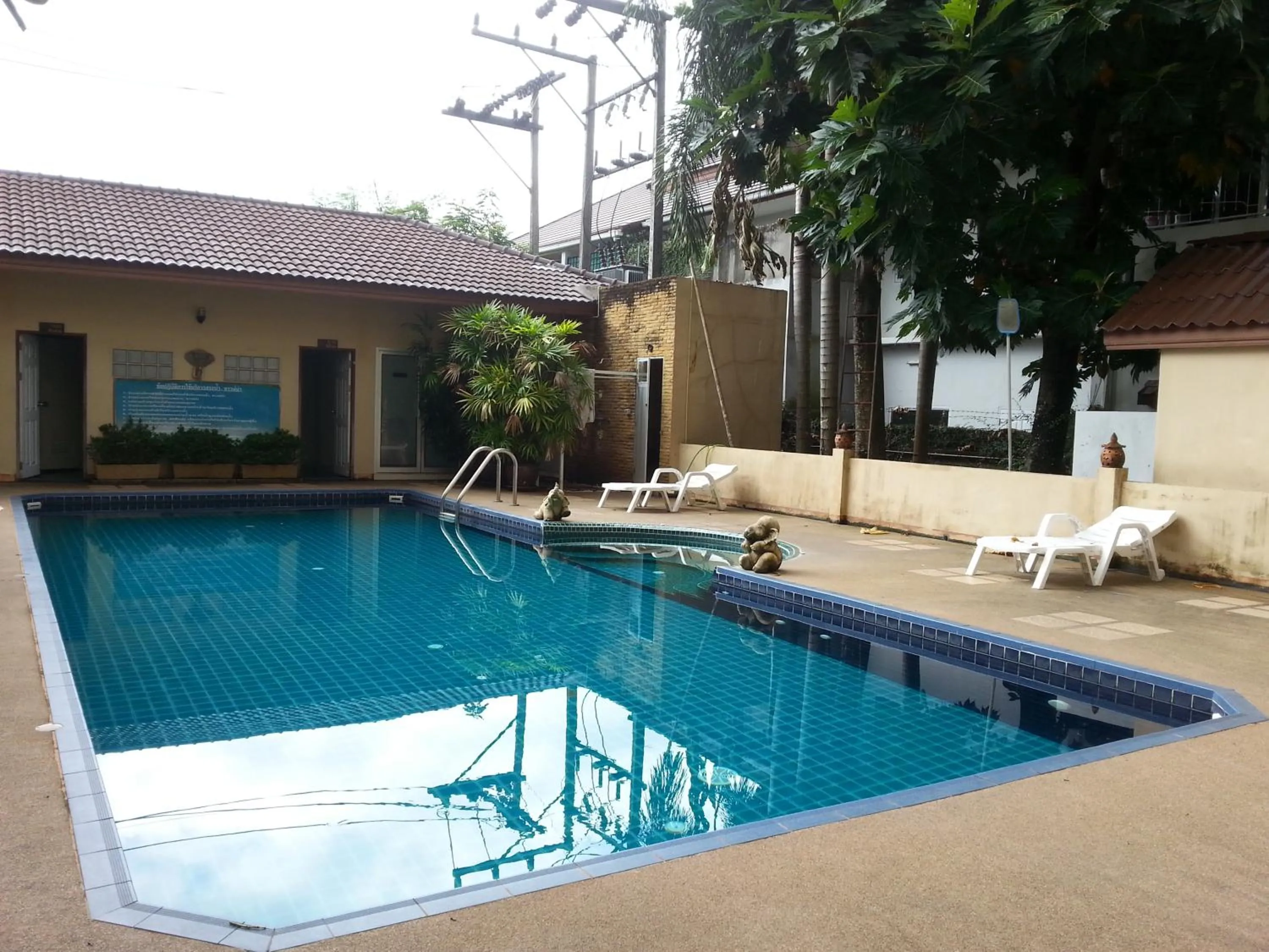 Swimming pool in C.A.P Mansion