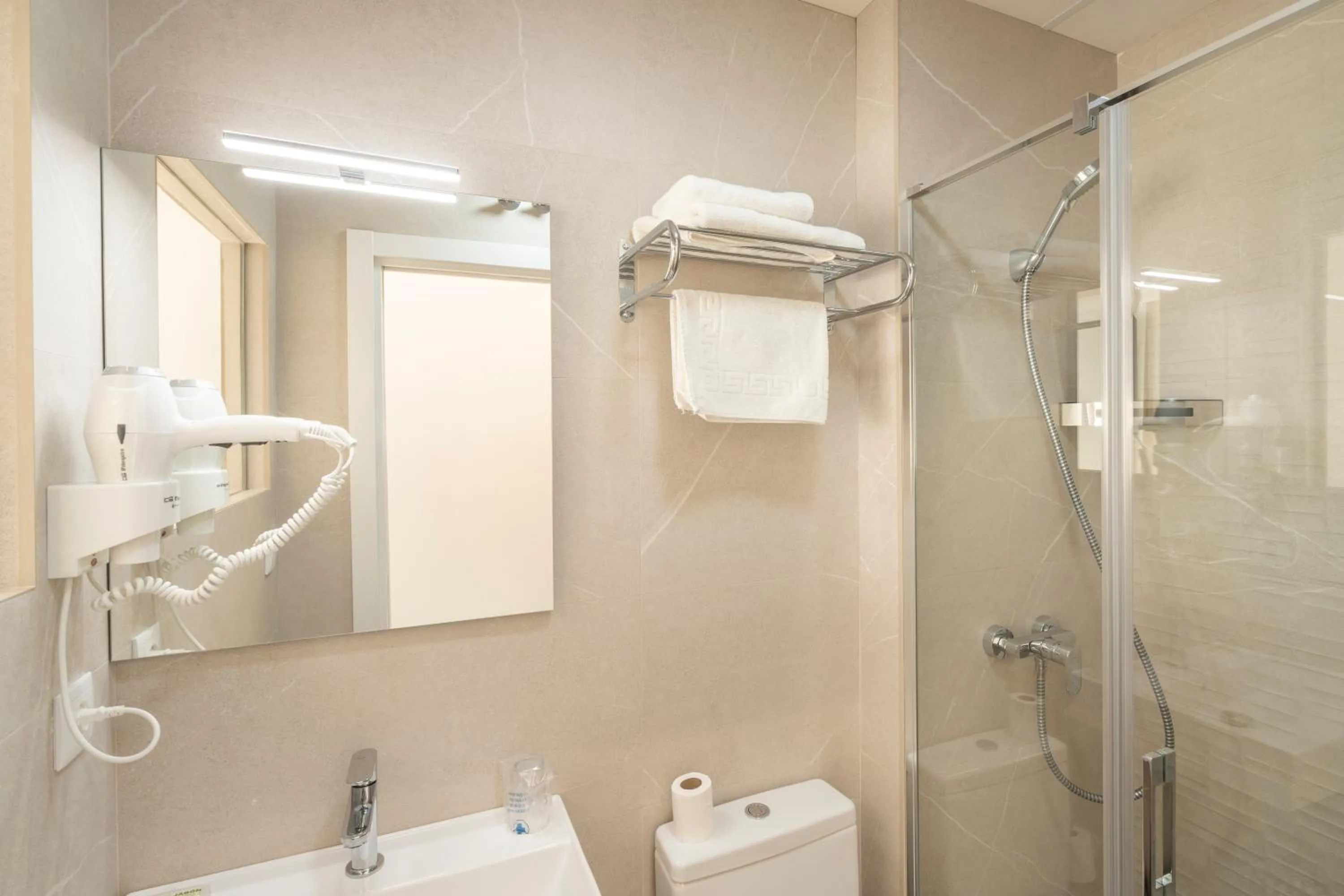 Shower in Hostal Pensimar