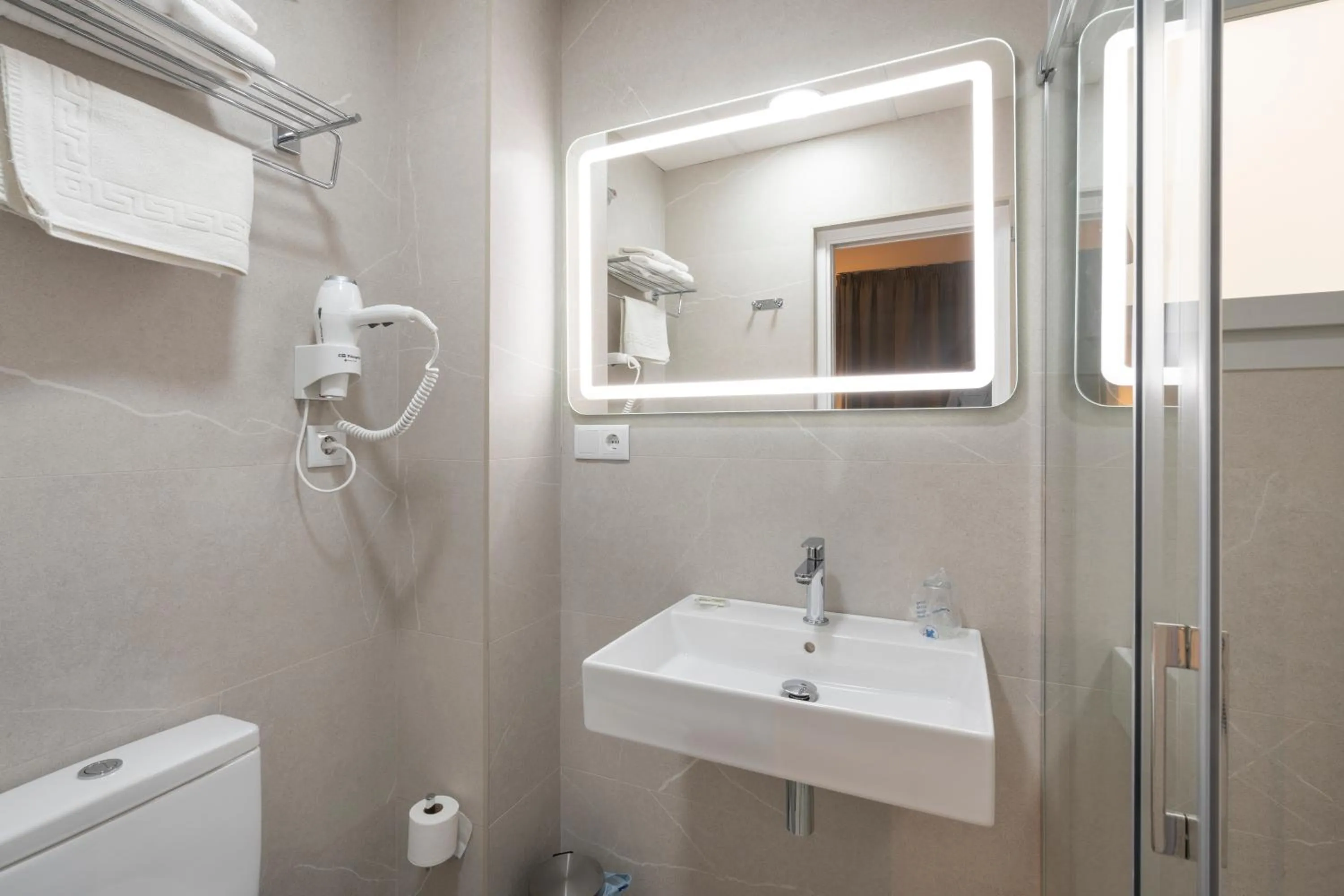 Shower in Hostal Pensimar