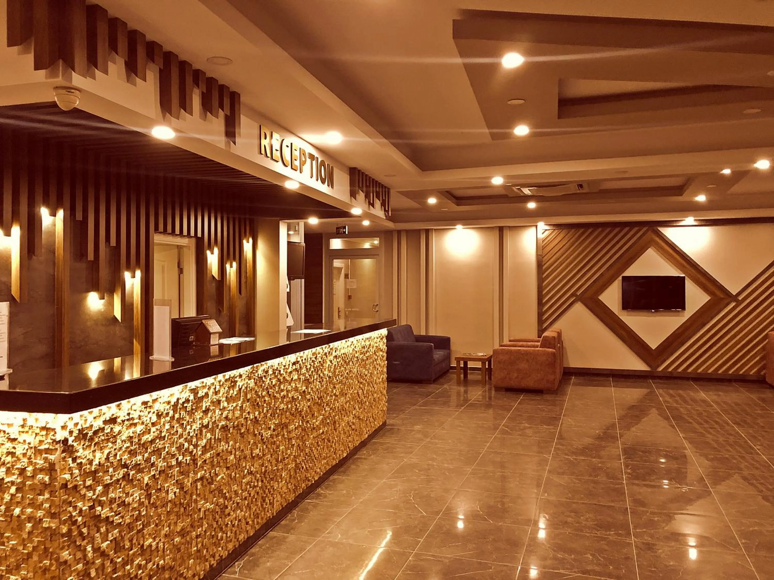 Lobby or reception in Acar Hotel