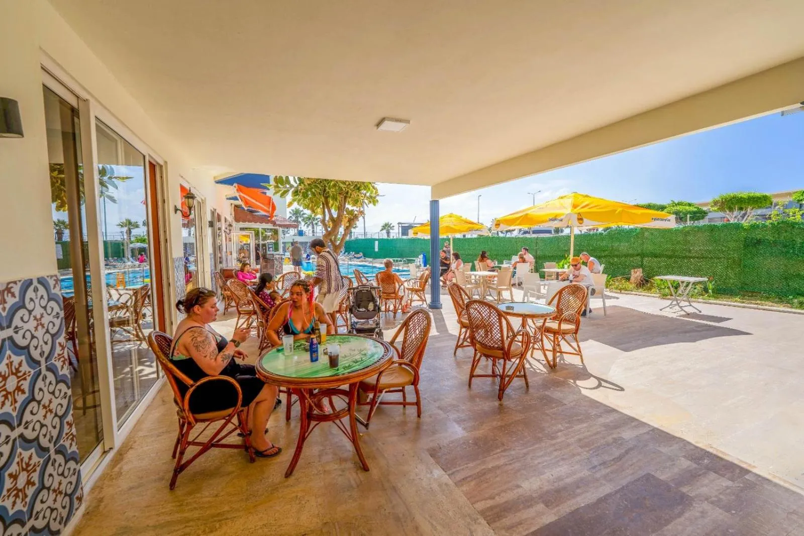 Garden in Galaxy Beach Hotel Alanya