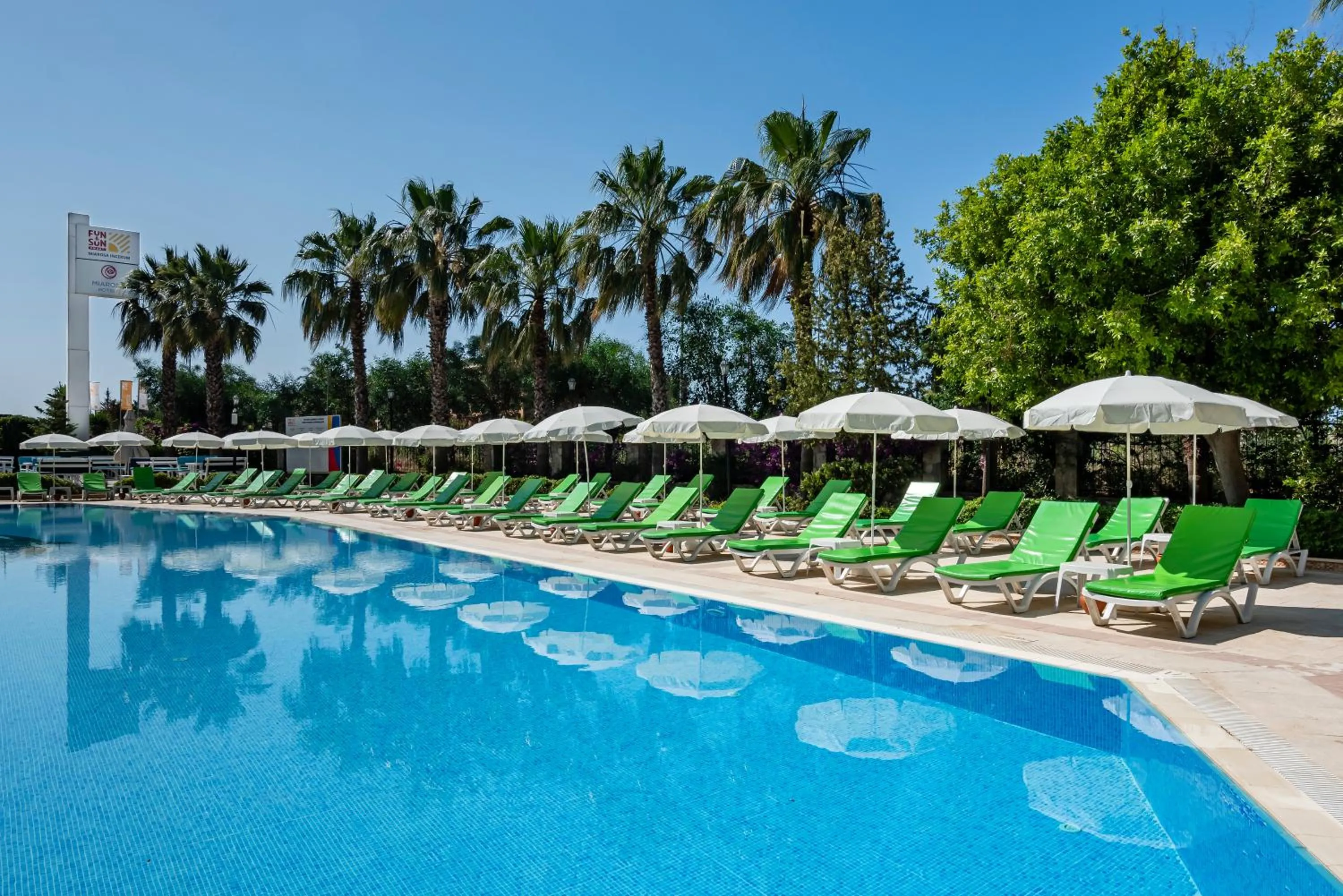 Pool view in Miarosa İncekum Beach