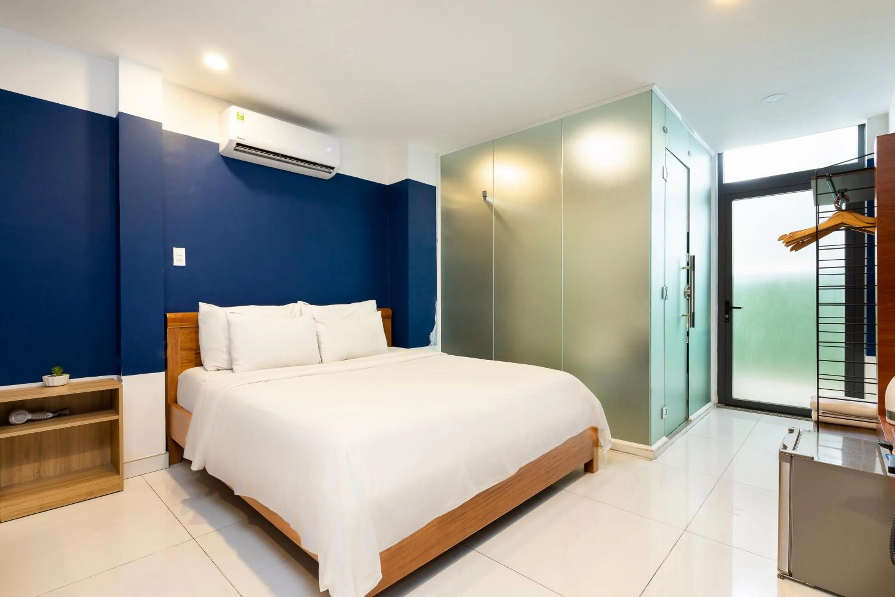 Bedroom, Bed in Gemini Saigon CENTER - New & Quiet near Bui Vien Walking Street