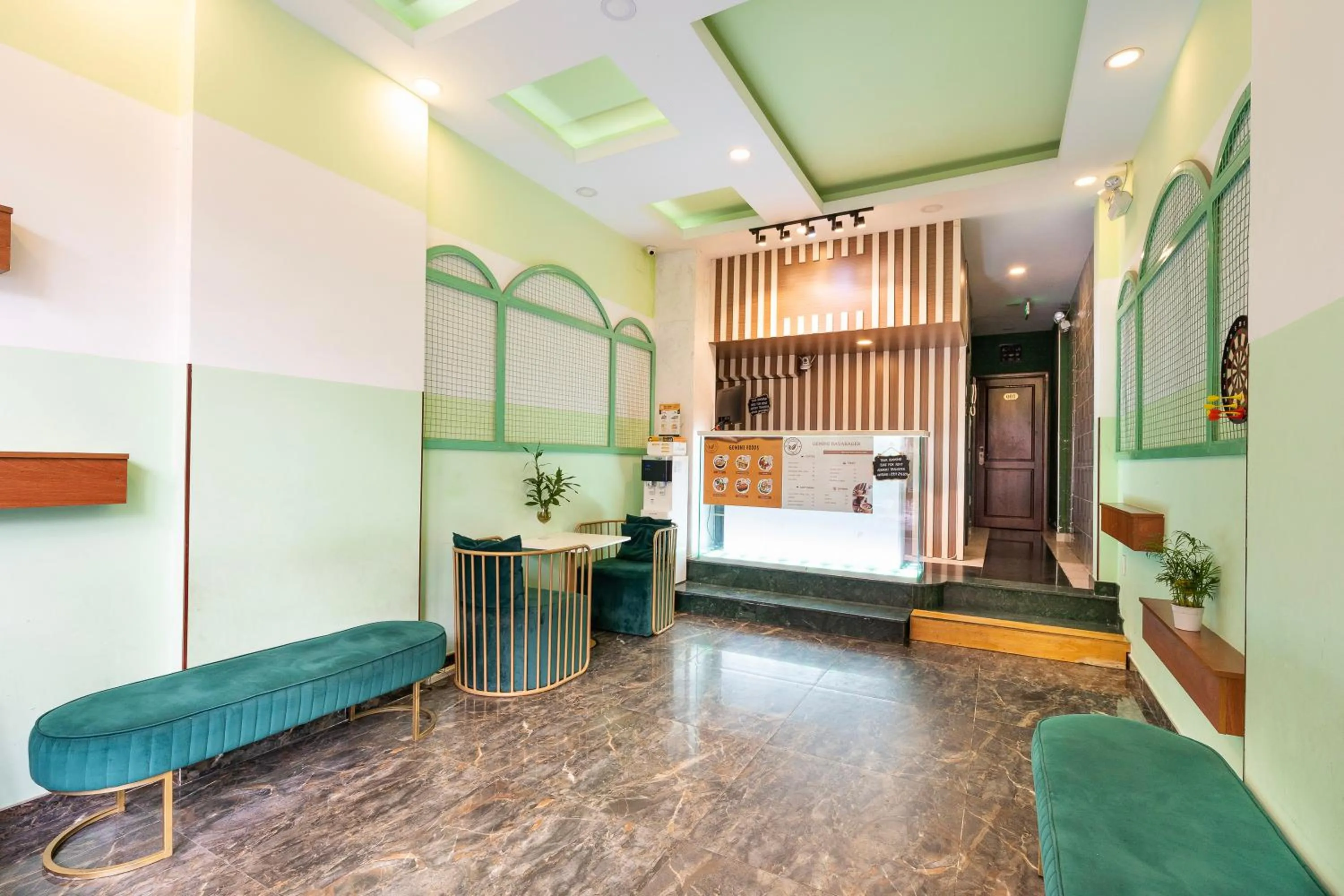 Lobby or reception in Gemini Saigon CENTER - New & Quiet near Bui Vien Walking Street