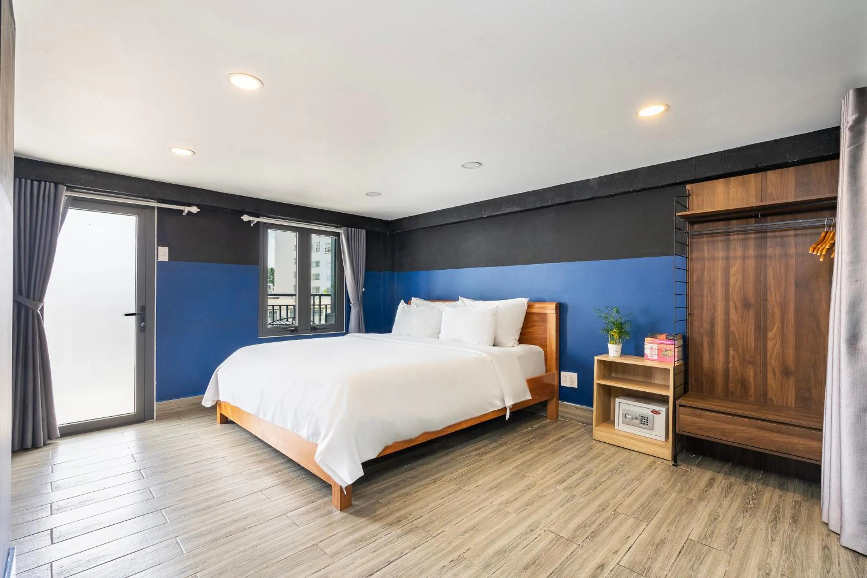 Bedroom, Bed in Gemini Saigon CENTER - New & Quiet near Bui Vien Walking Street