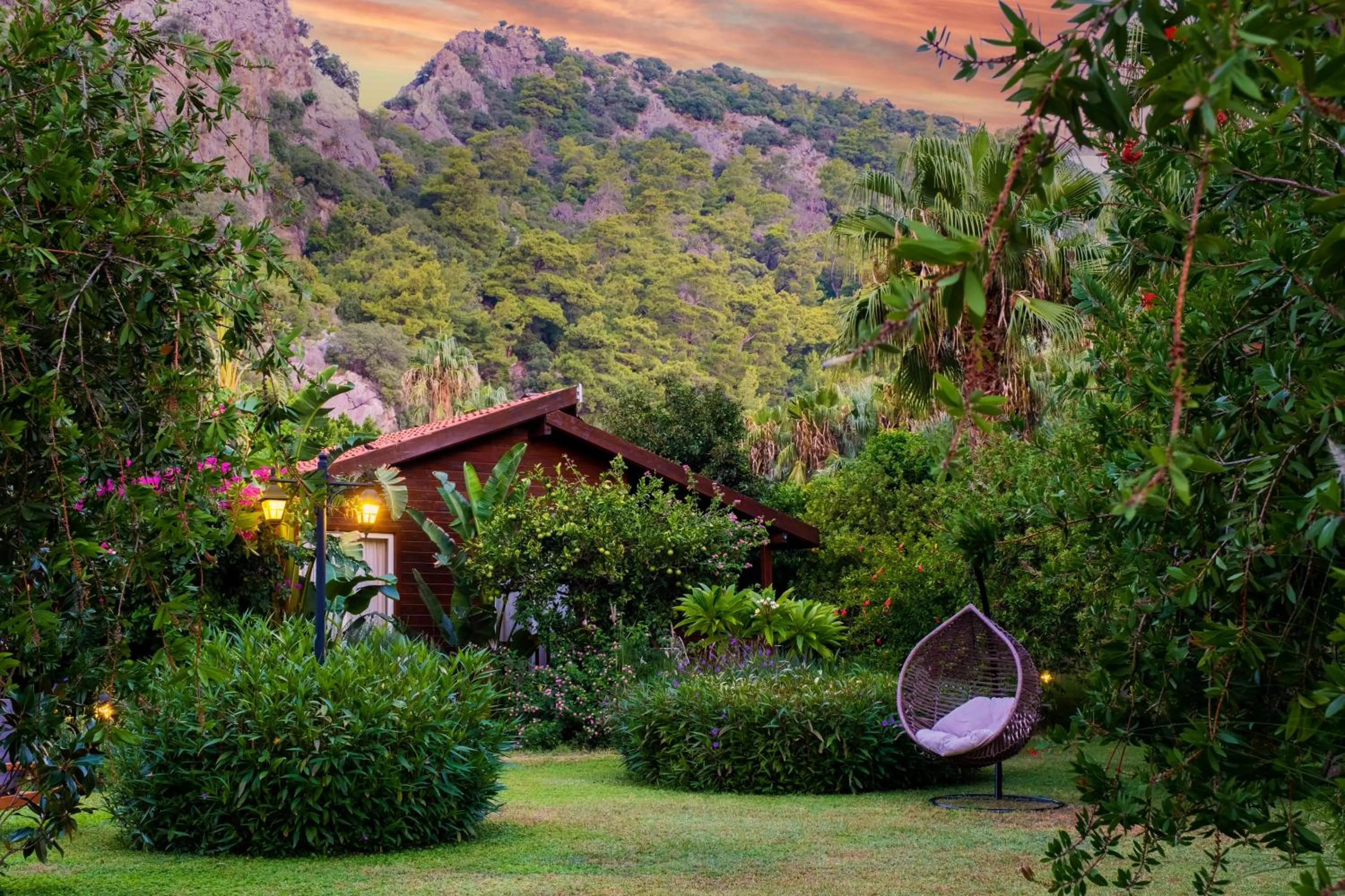 Garden in Villa Lukka