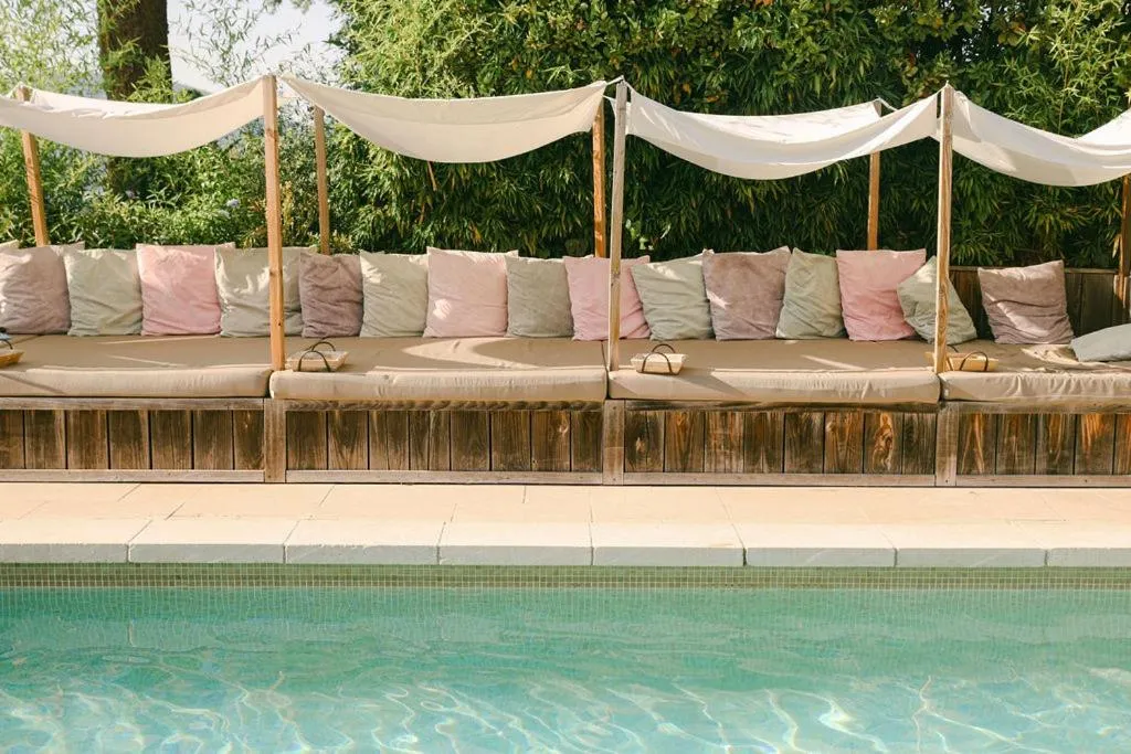 Patio in La Bastide d'Antoine