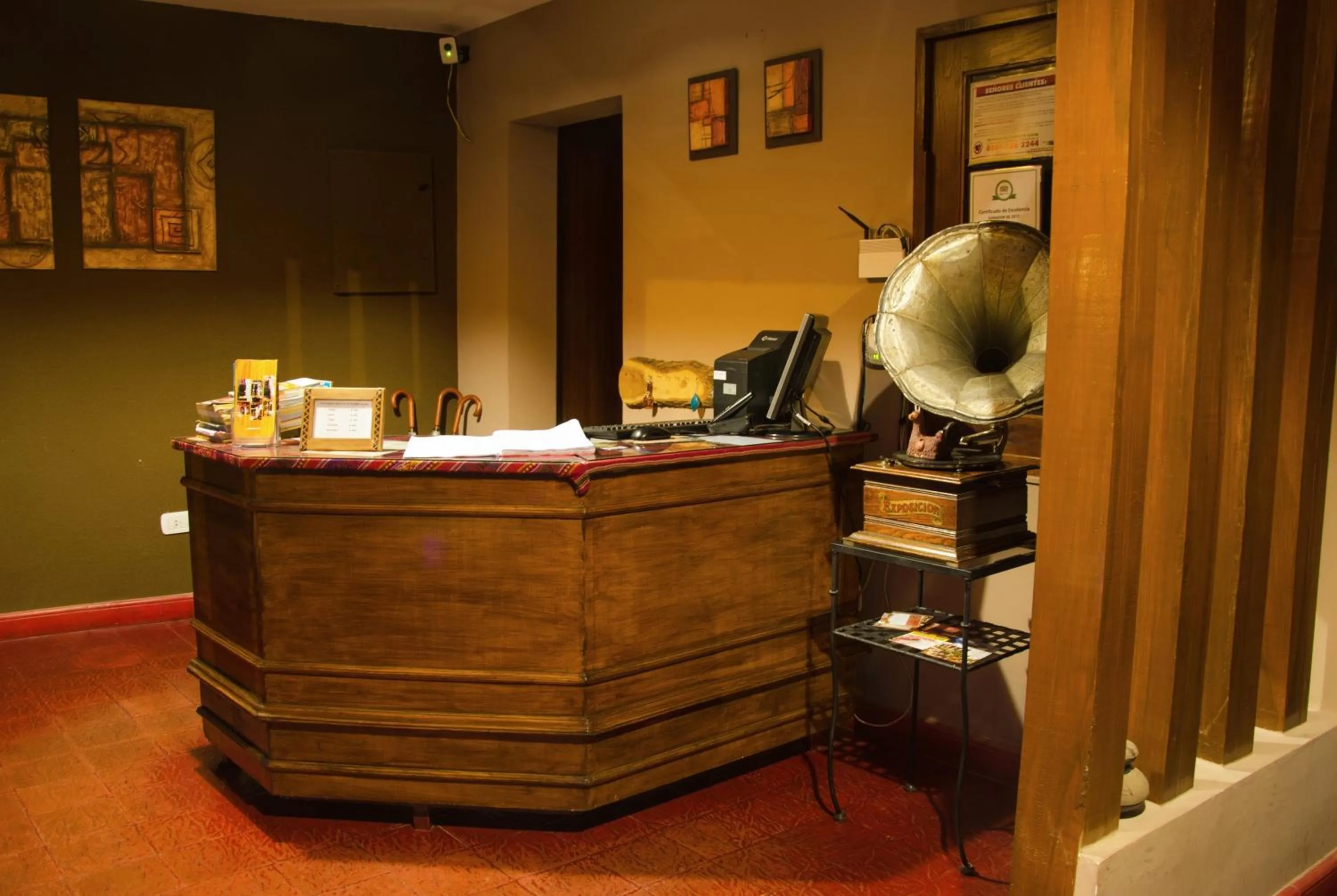 Lobby or reception in Munay Hotel Cafayate