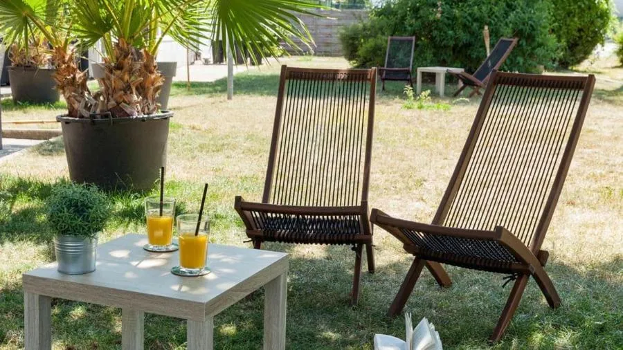 Patio in The Originals City, Hôtel Le Louisiane, Belfort Sud
