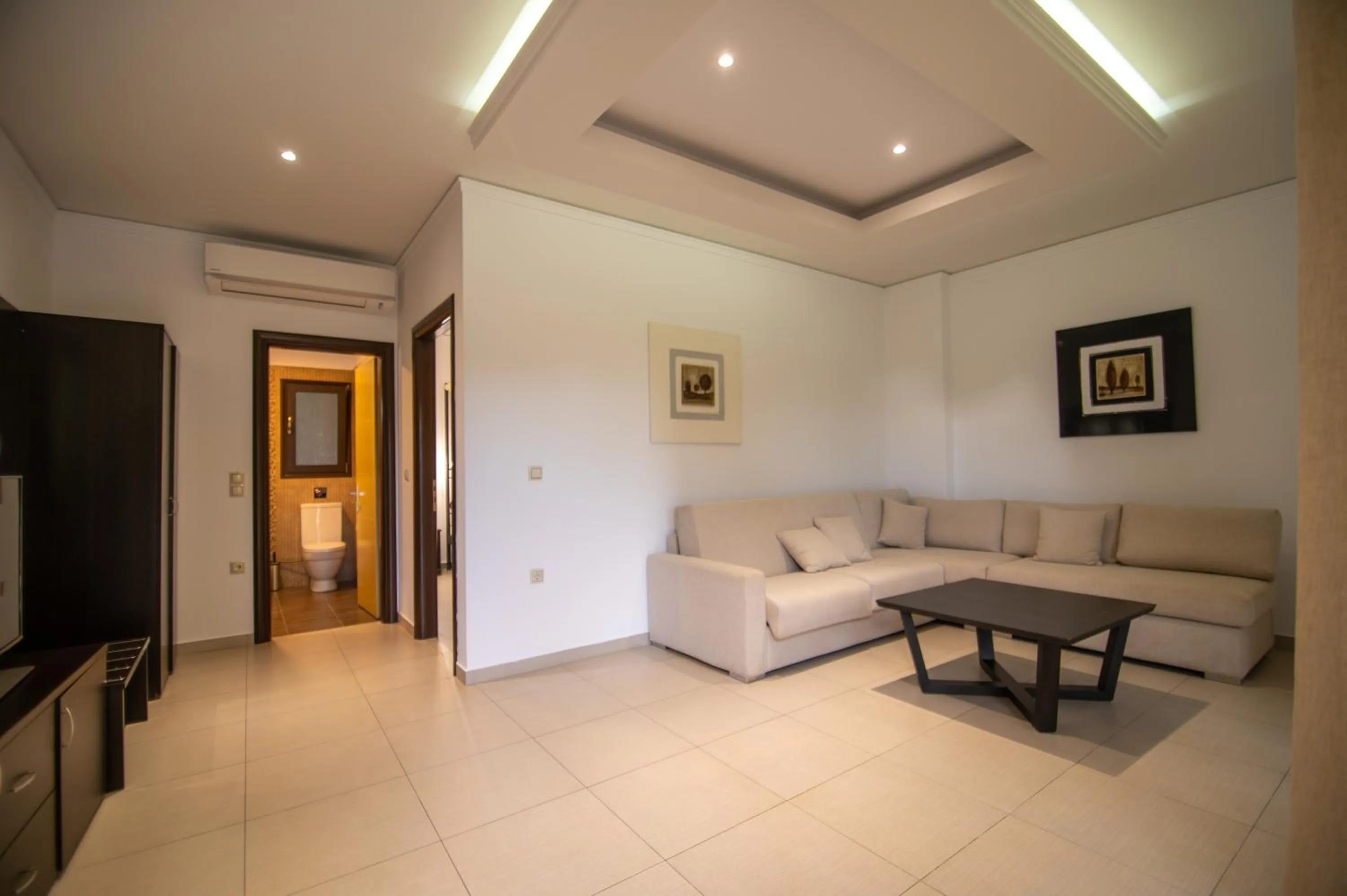 Living room in Riviera Perdika Hotel